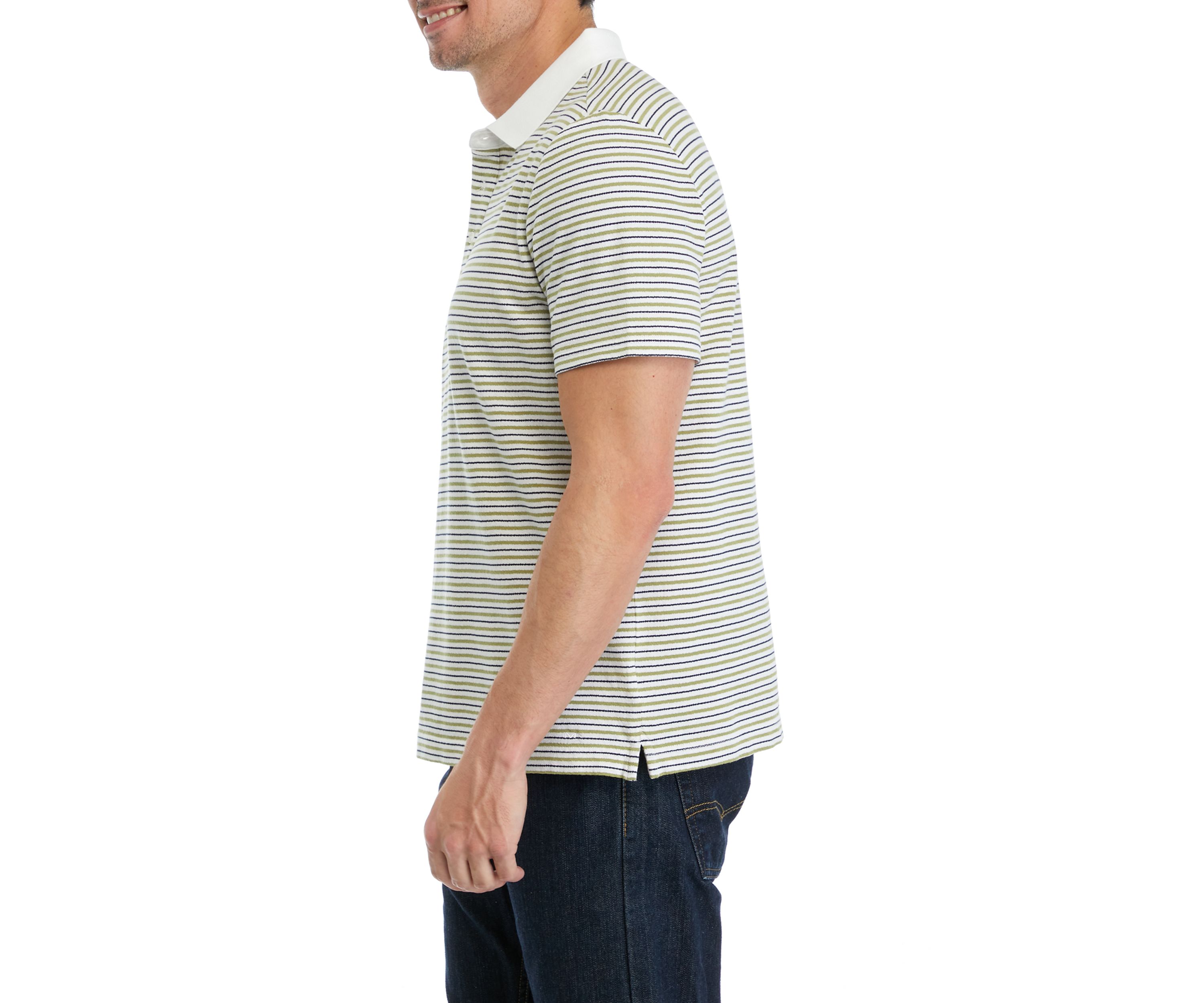 Mens Striped Polo Shirt