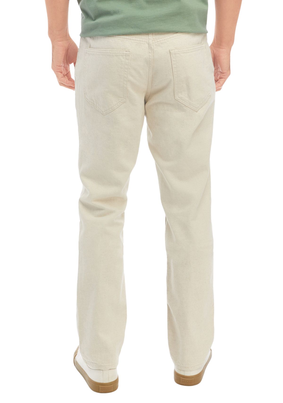 Slim Straight Seeded Denim Pants 