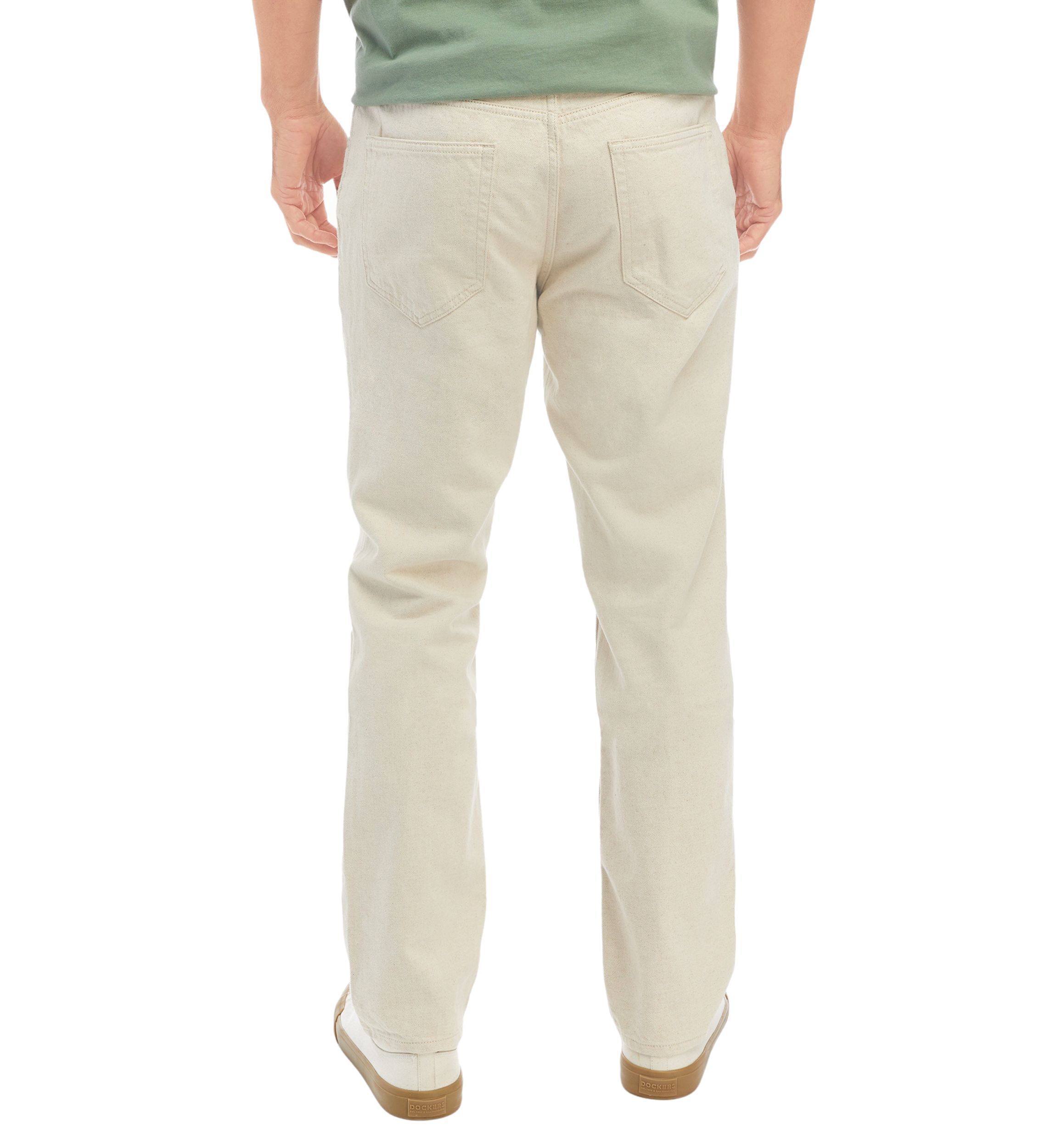 Slim Straight Seeded Denim Pants 