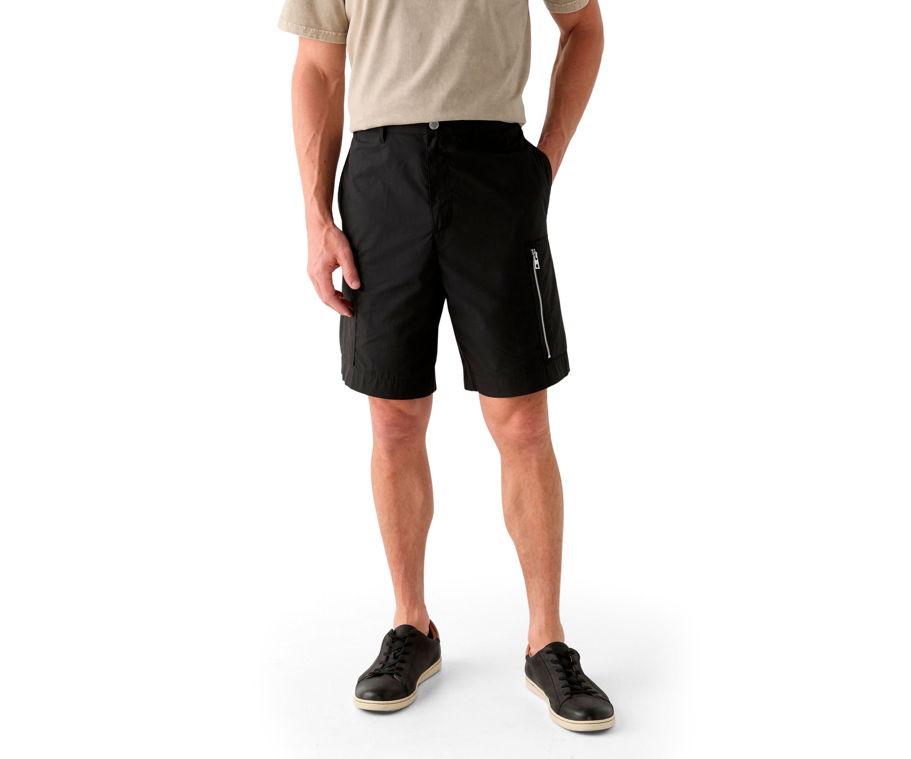 Mens Cargo Zip Shorts