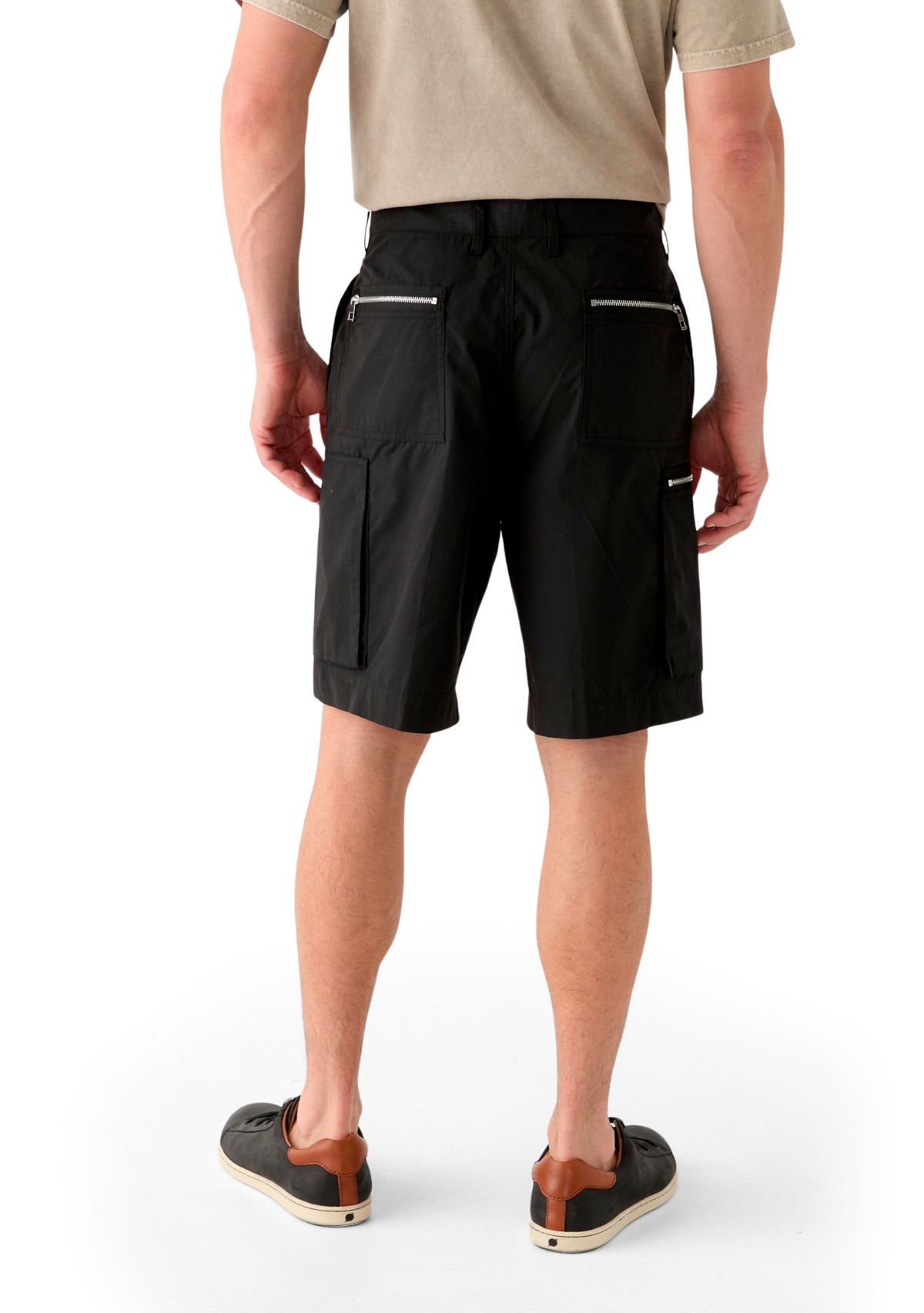 Mens Cargo Zip Shorts