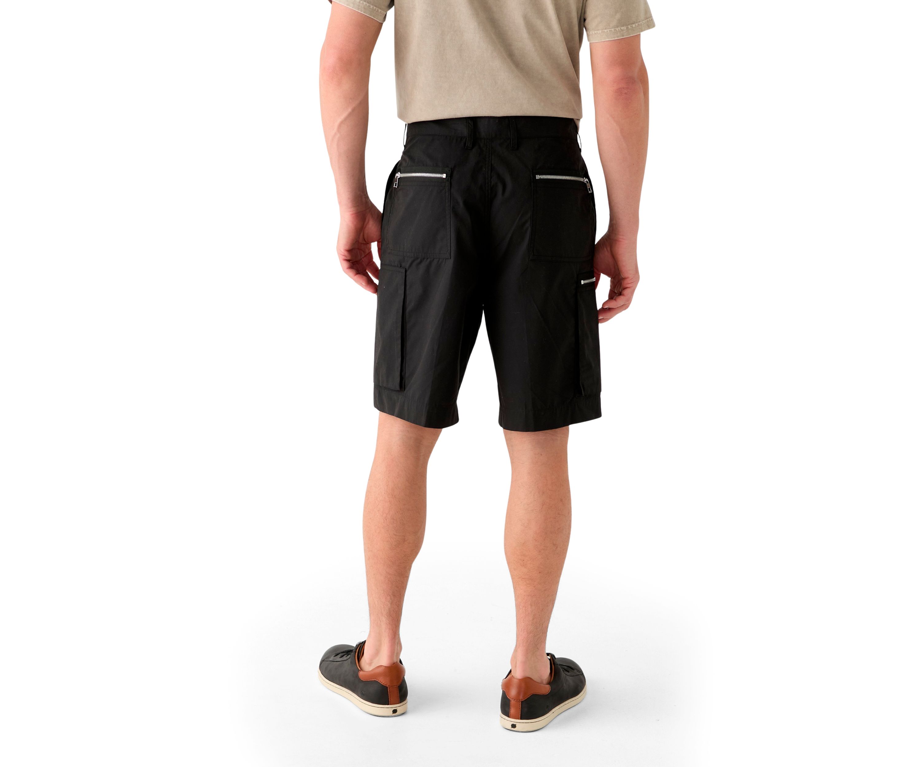 Mens Cargo Zip Shorts