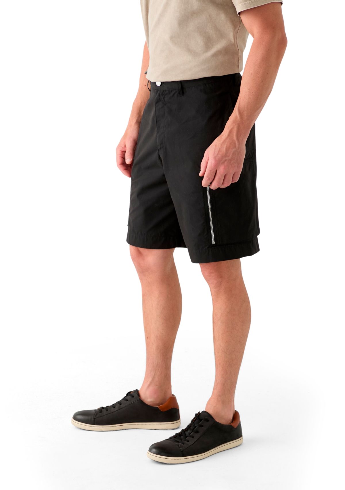 Mens Cargo Zip Shorts