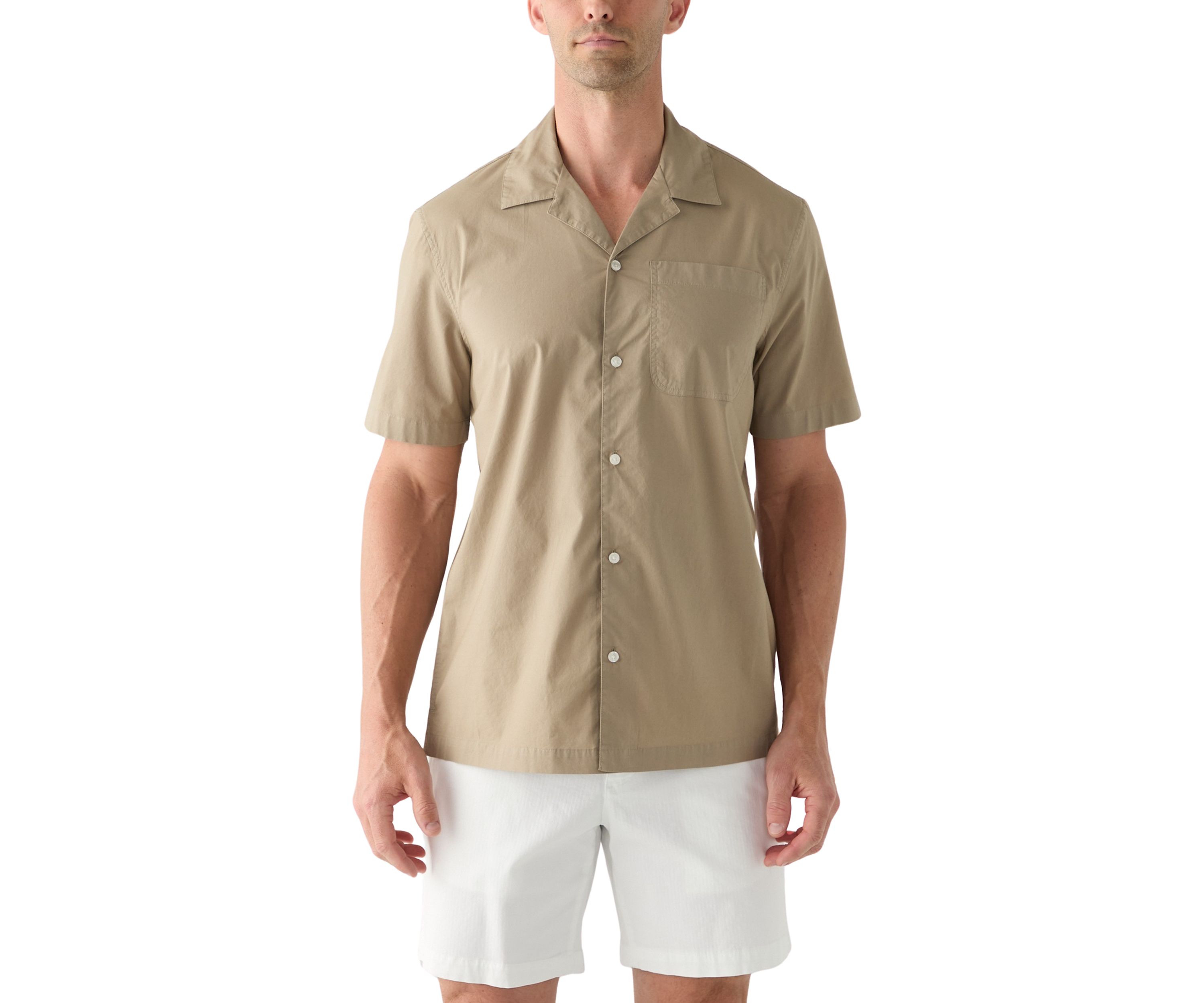Relaxed Stretch Cotton Shirt