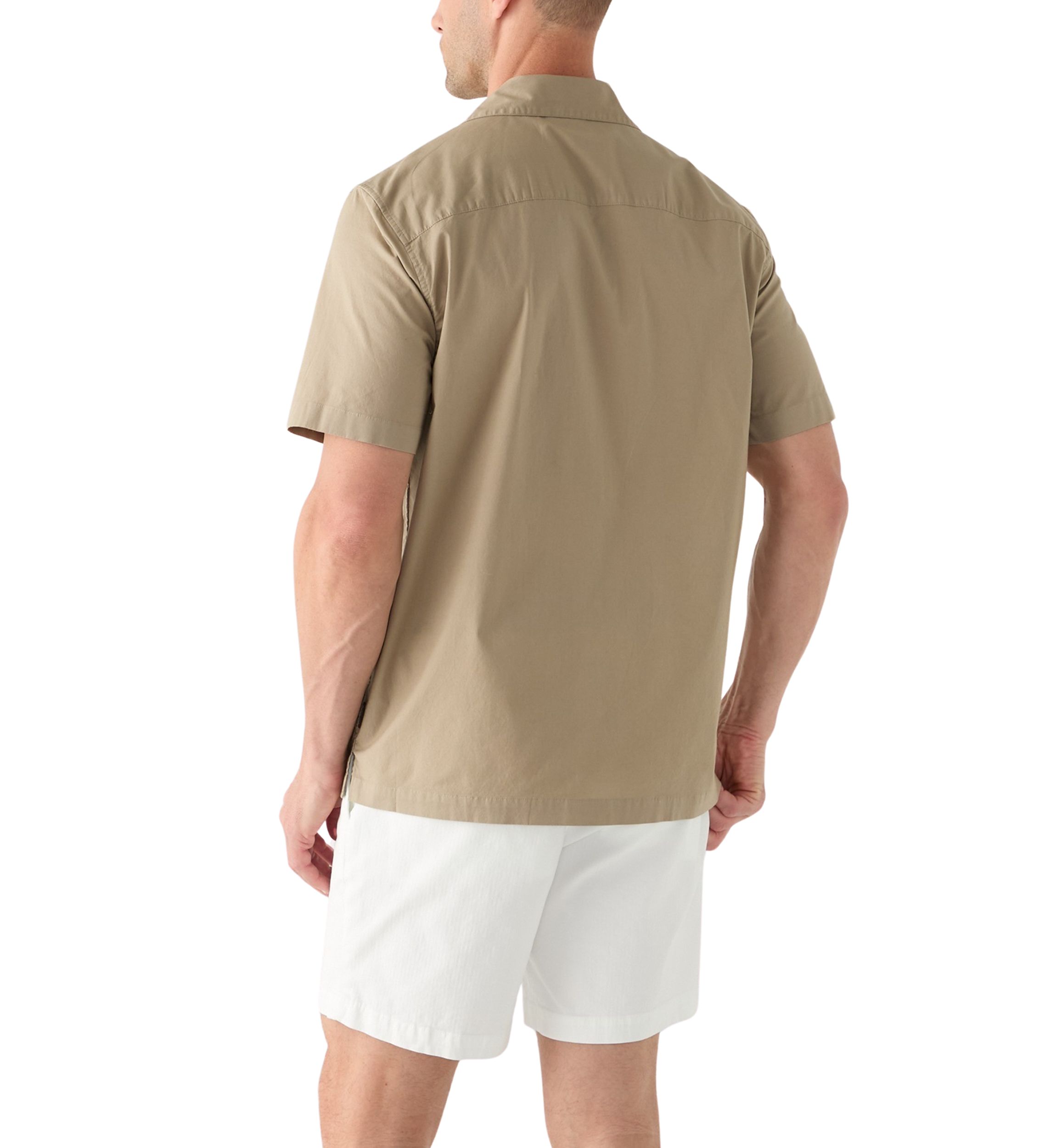 Relaxed Stretch Cotton Shirt