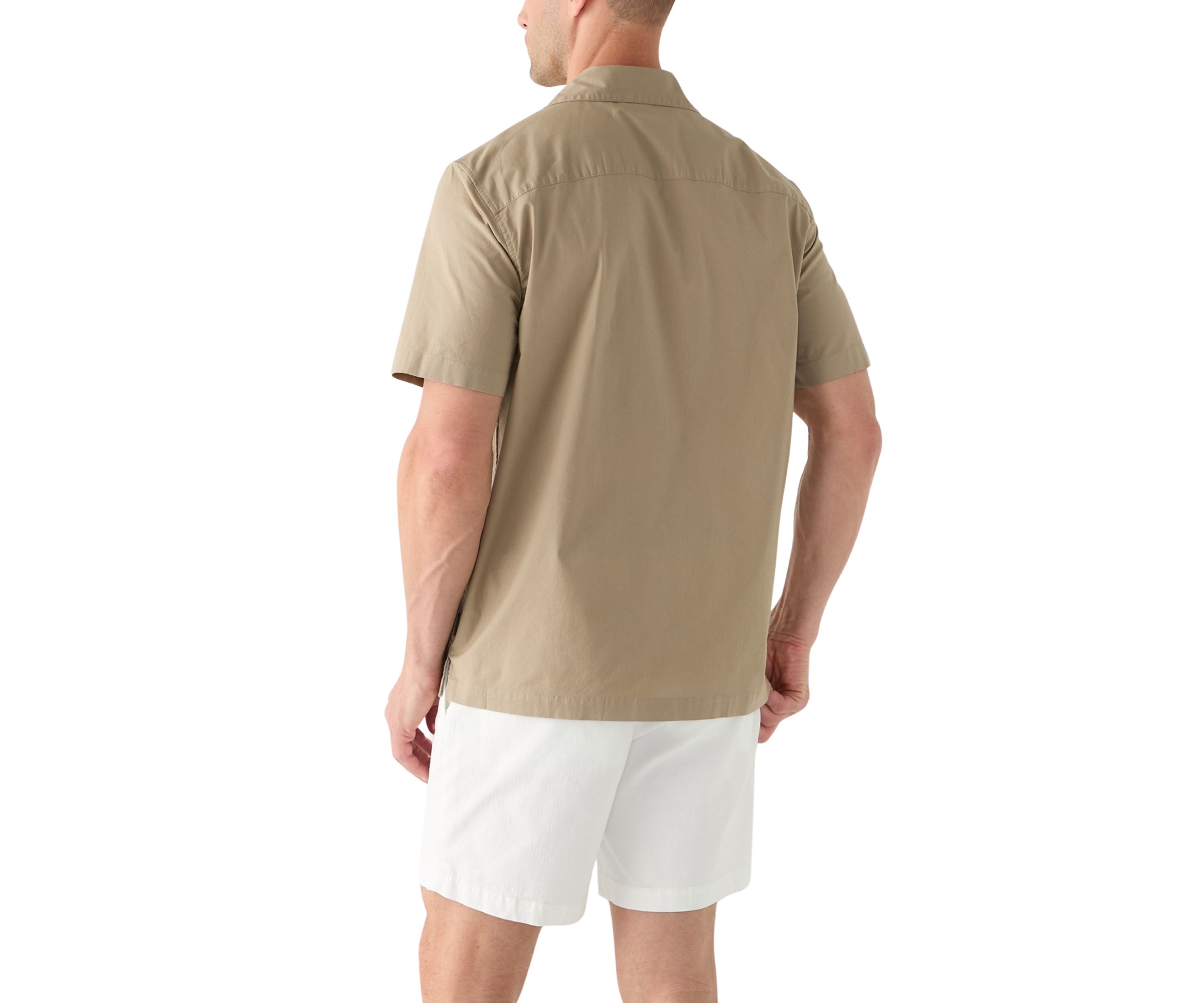 Relaxed Stretch Cotton Shirt