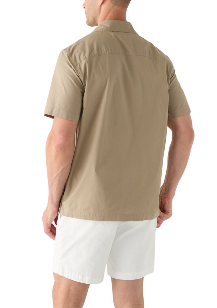 Relaxed Stretch Cotton Shirt