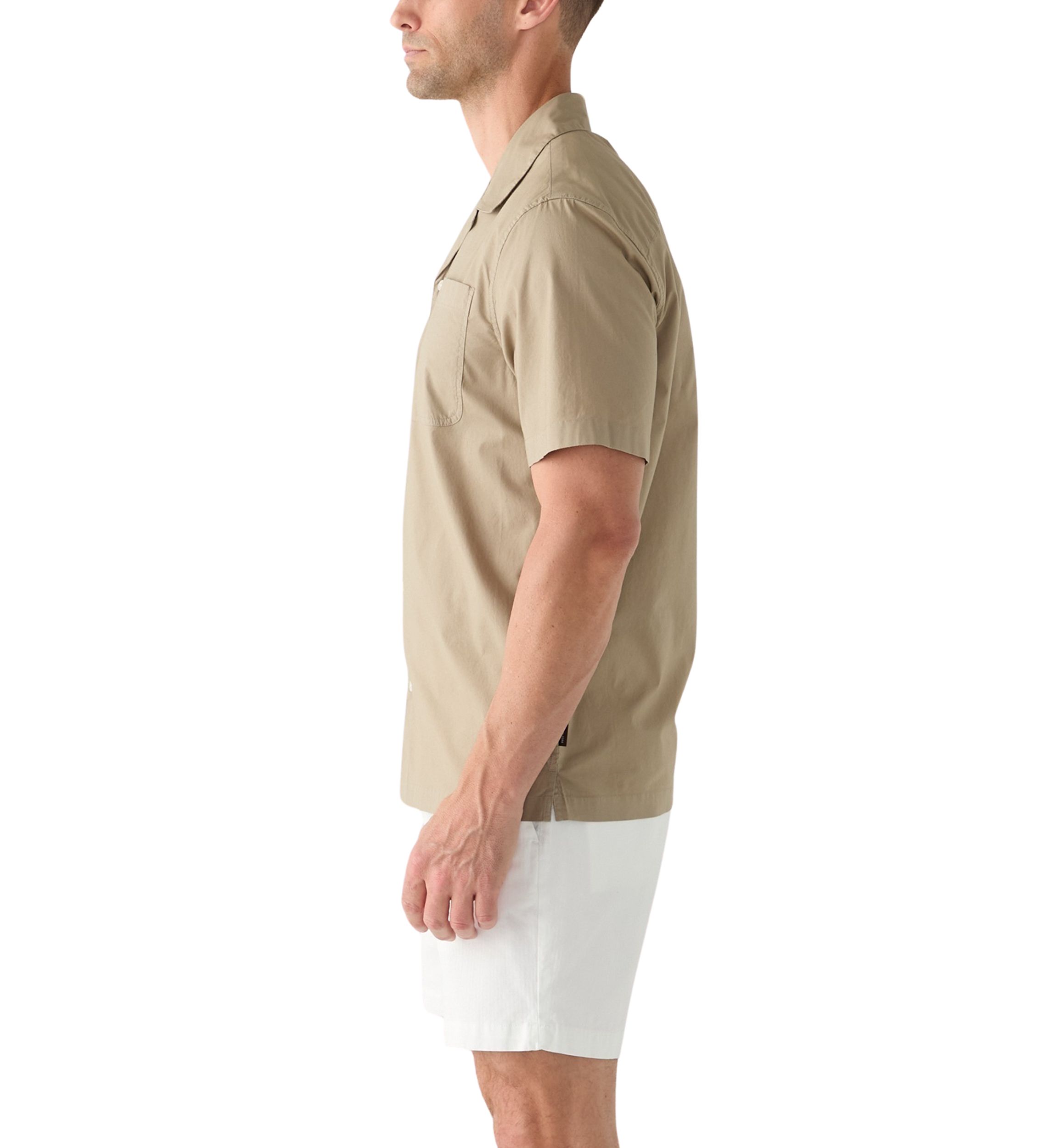 Relaxed Stretch Cotton Shirt