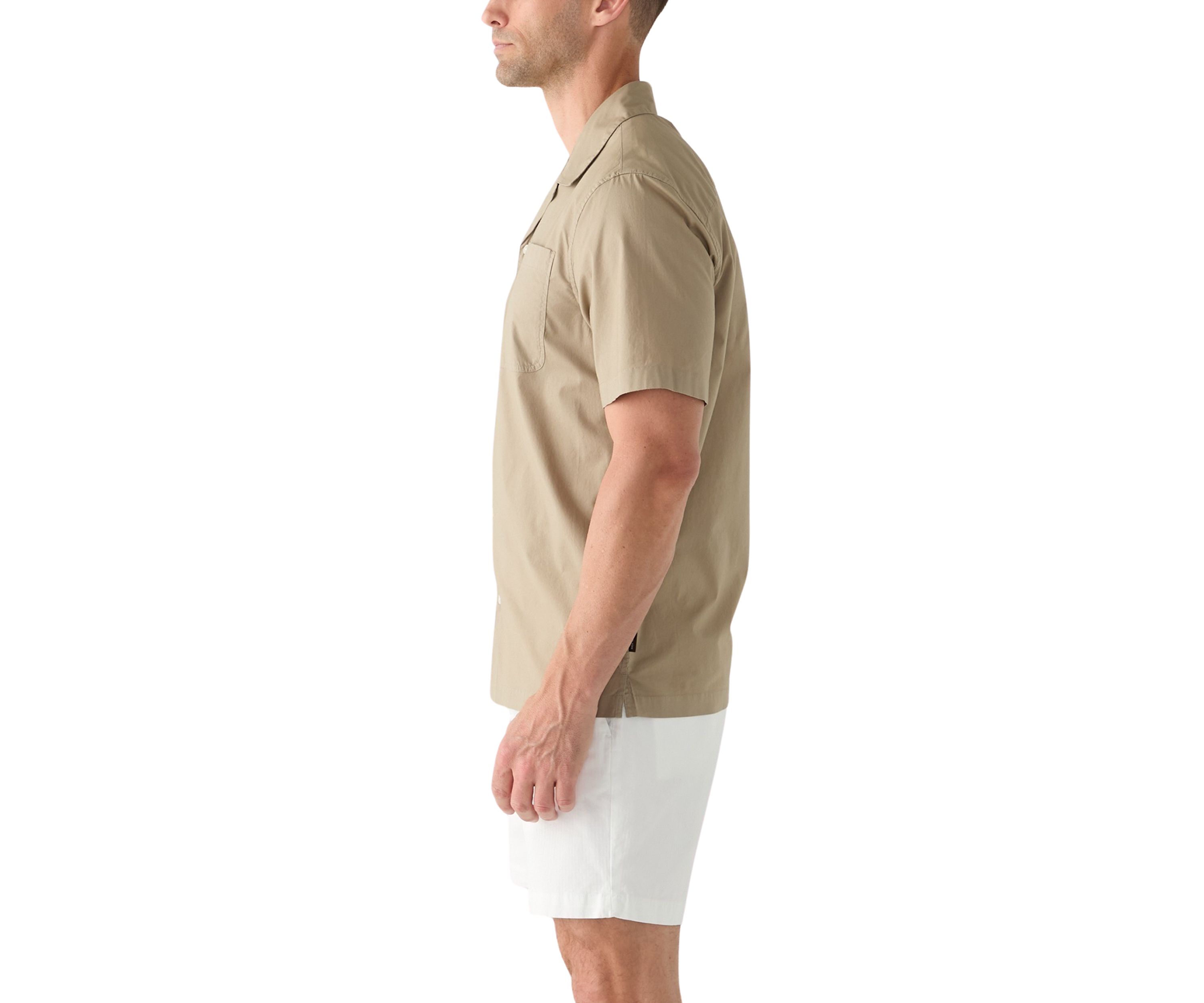 Relaxed Stretch Cotton Shirt