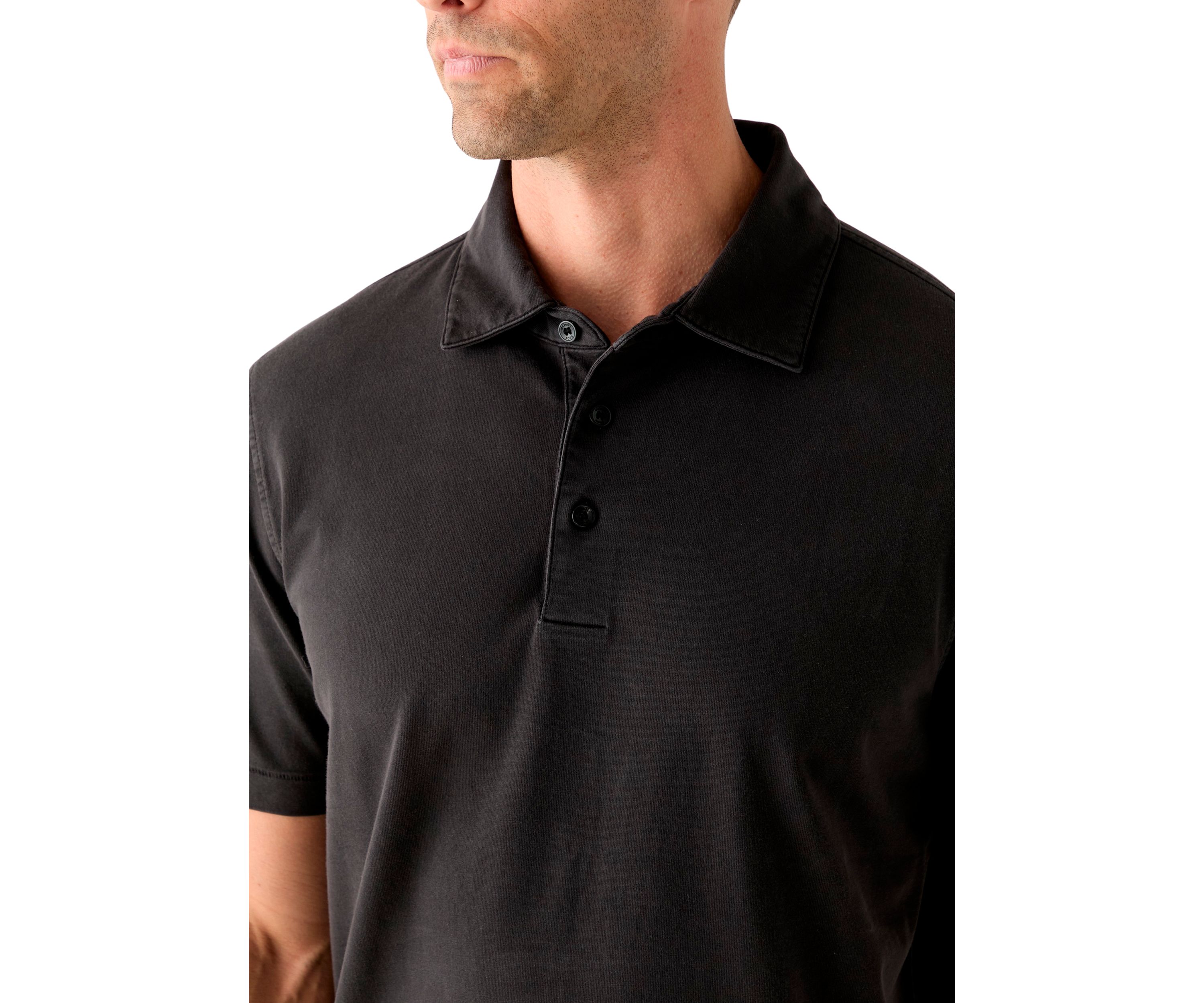 Mens Garment Dye Polo Shirt