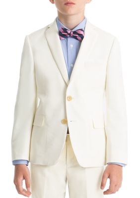 Lauren Ralph Lauren Boys 8-20 Off-White Wool Natural Stretch Jacket | belk