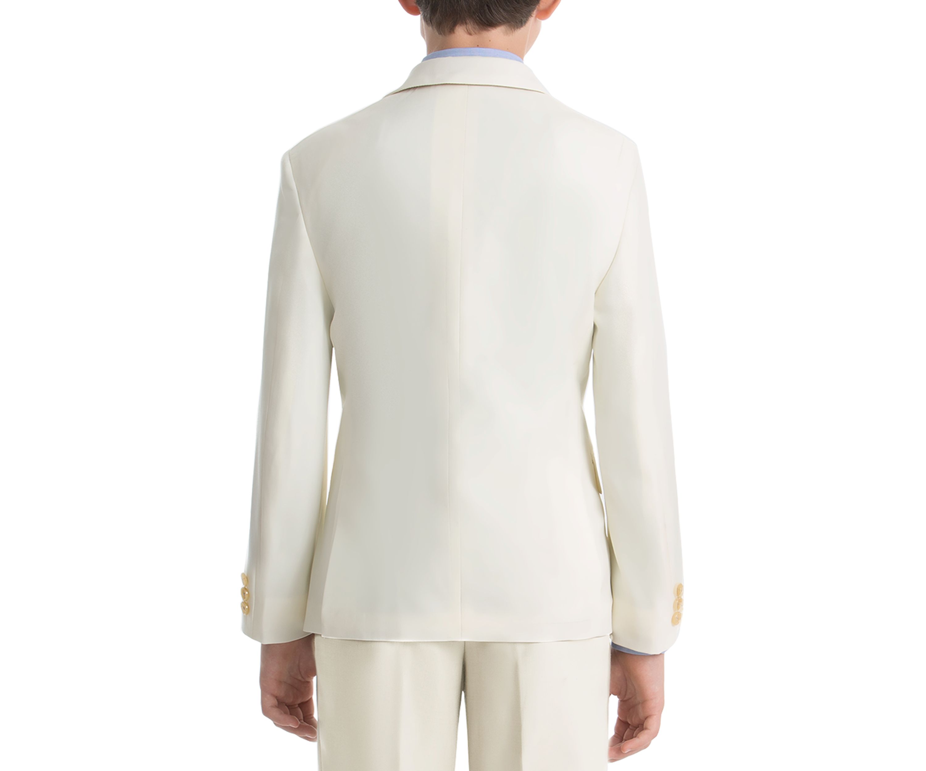 Boys 8-20 Off-White Wool Natural Stretch Jacket