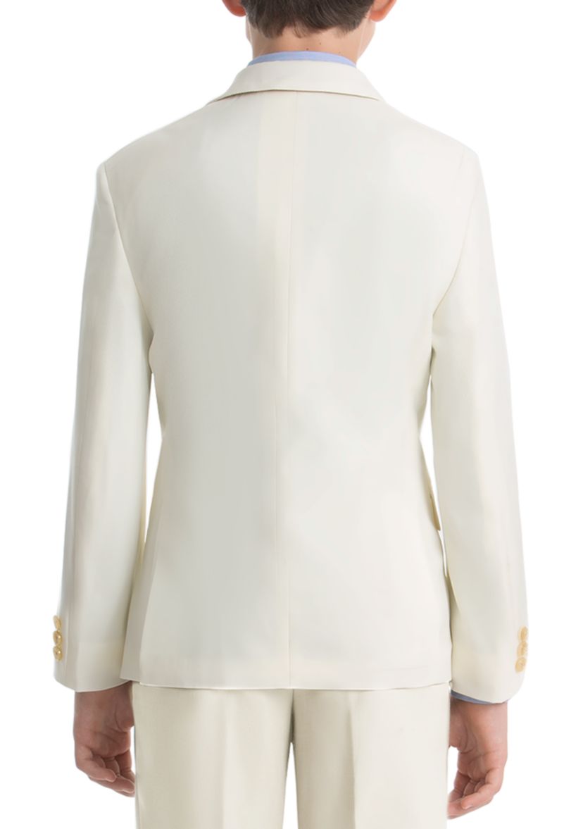 Boys 8-20 Off-White Wool Natural Stretch Jacket
