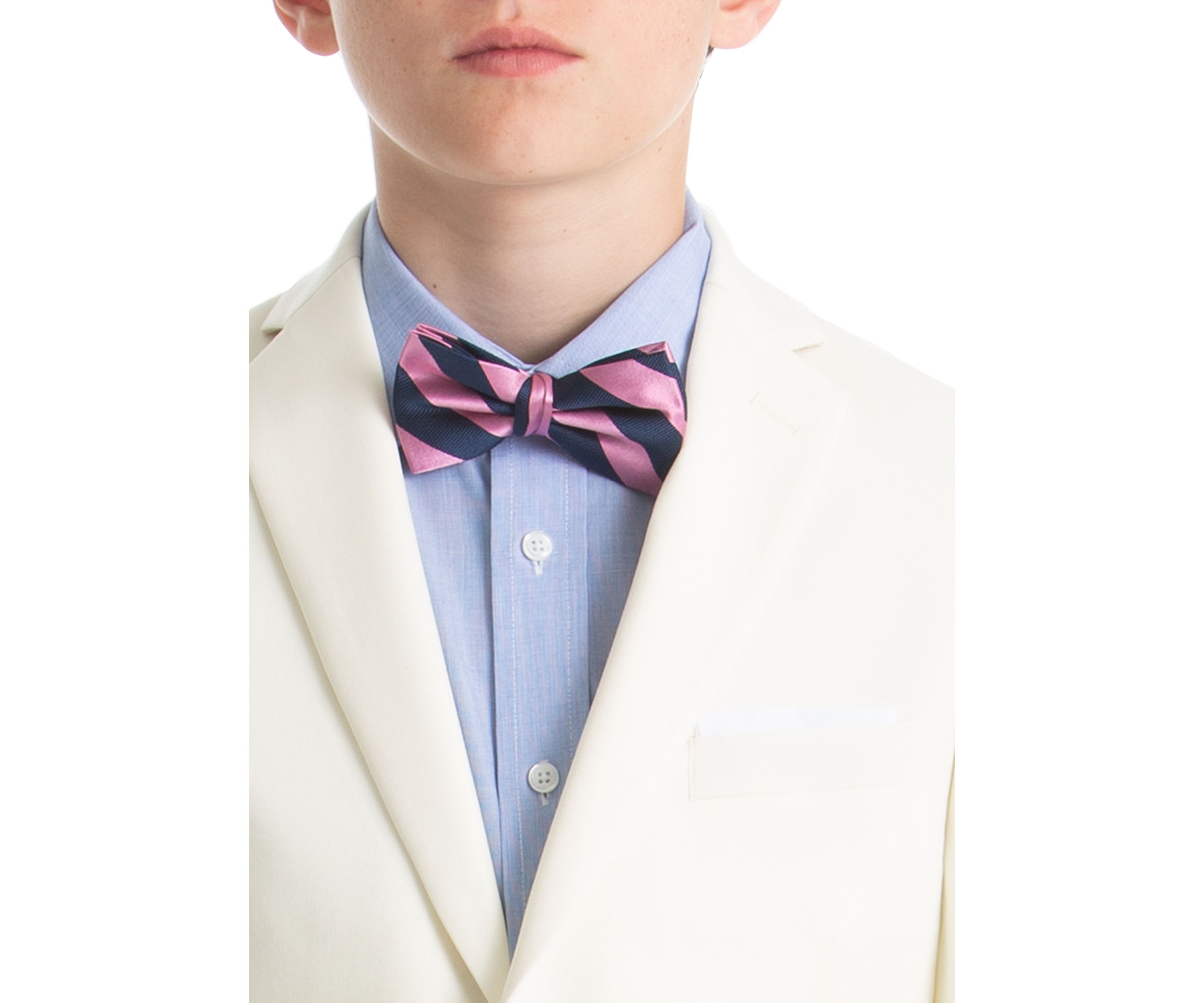 Boys 8-20 Off-White Wool Natural Stretch Jacket