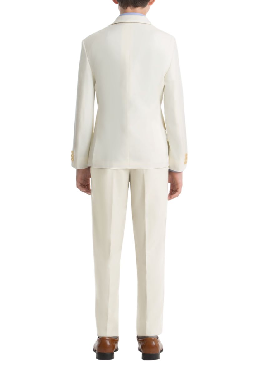 Boys 8-20 Off-White Wool Natural Stretch Jacket