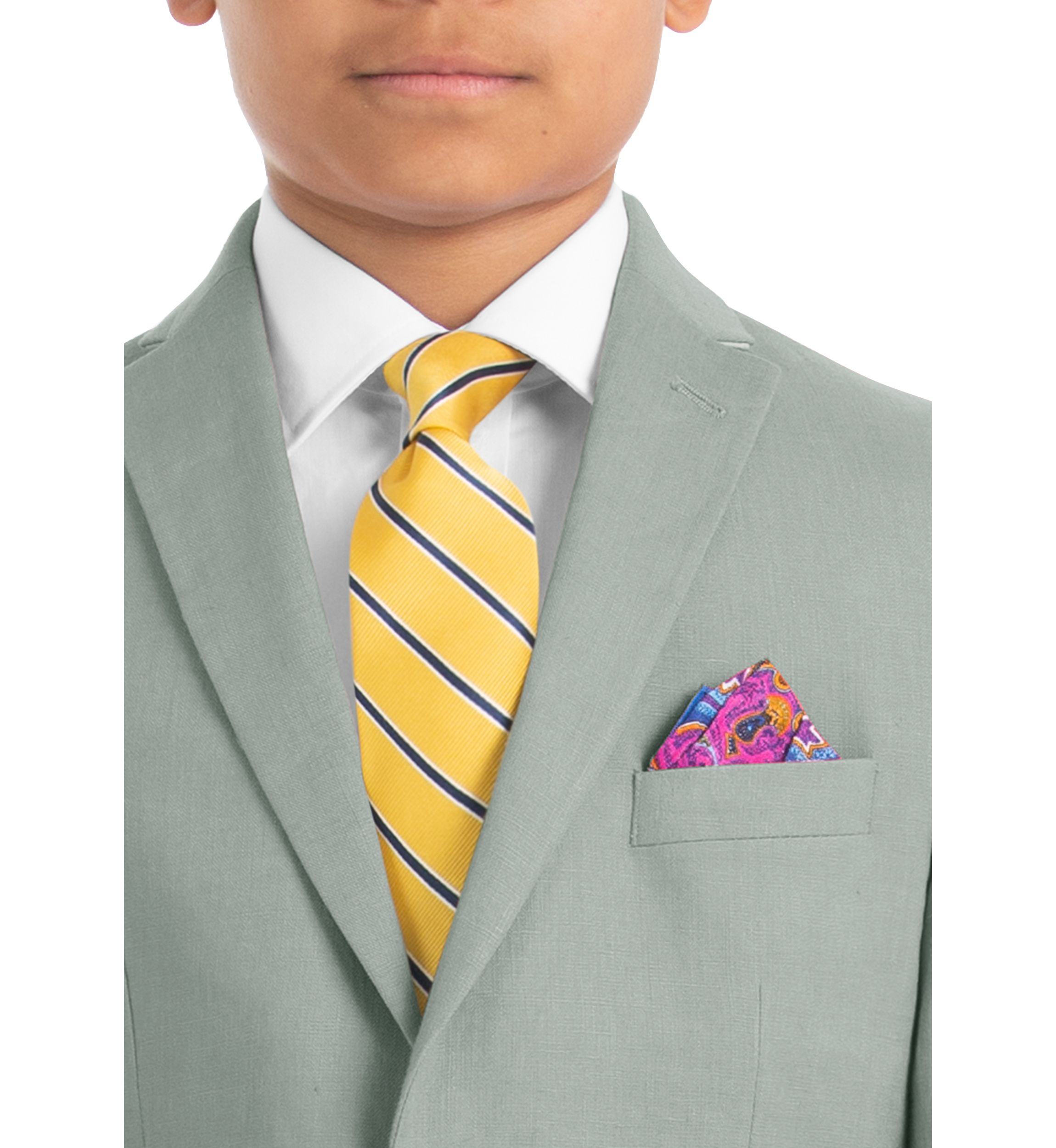 Boys 8-20 Sage Linen Jacket
