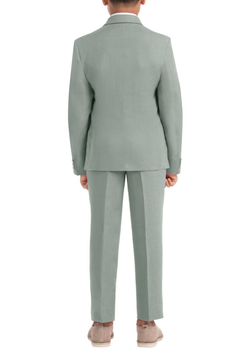 Boys 8-20 Sage Linen Jacket