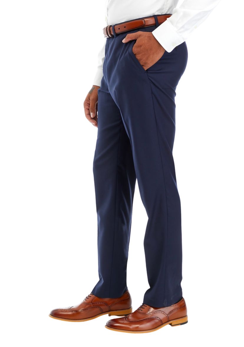 polo with dress pants Midnight Blue Silk Knitted Kendal Short Sleeve 3 Button Polo Shirt – Scabal main image 1