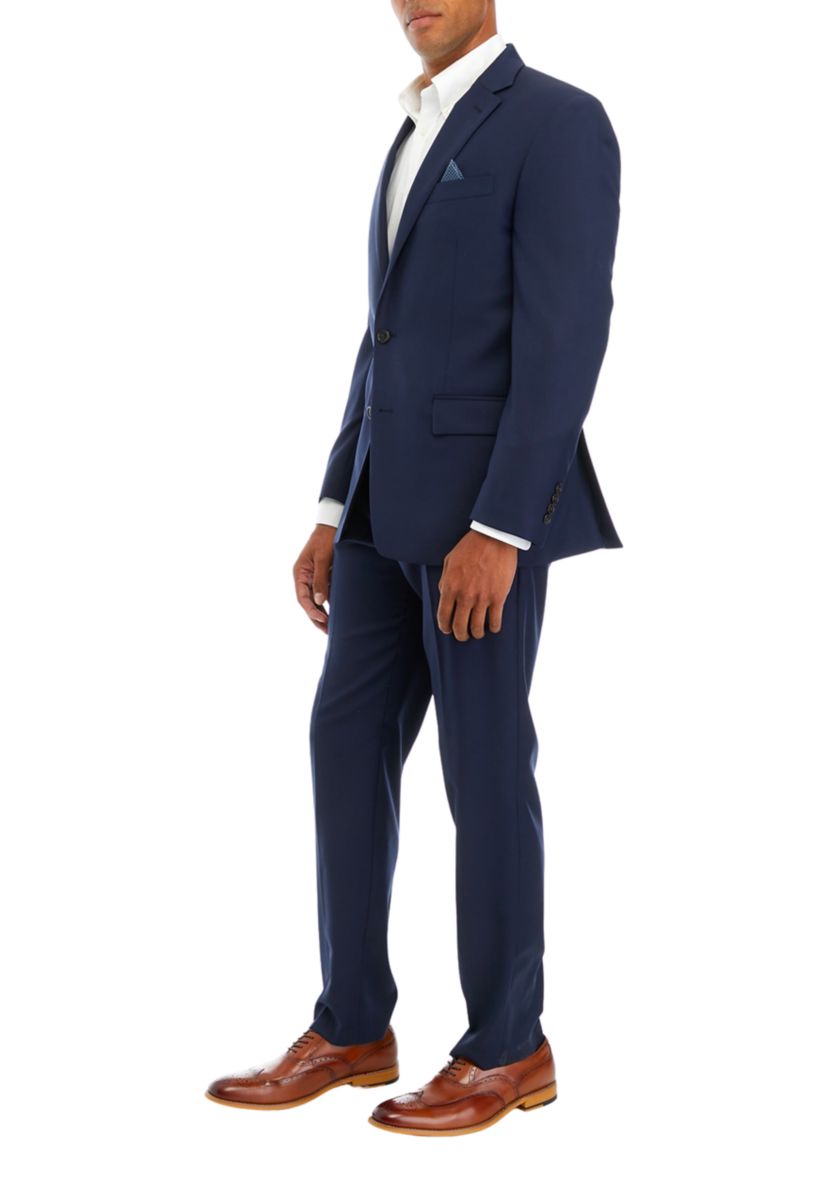 Lauren Ralph Lauren Navy Solid Dress Pants | Belk