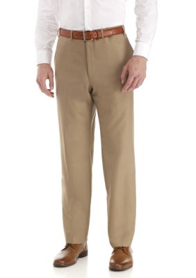 ralph lauren flat front wool pants