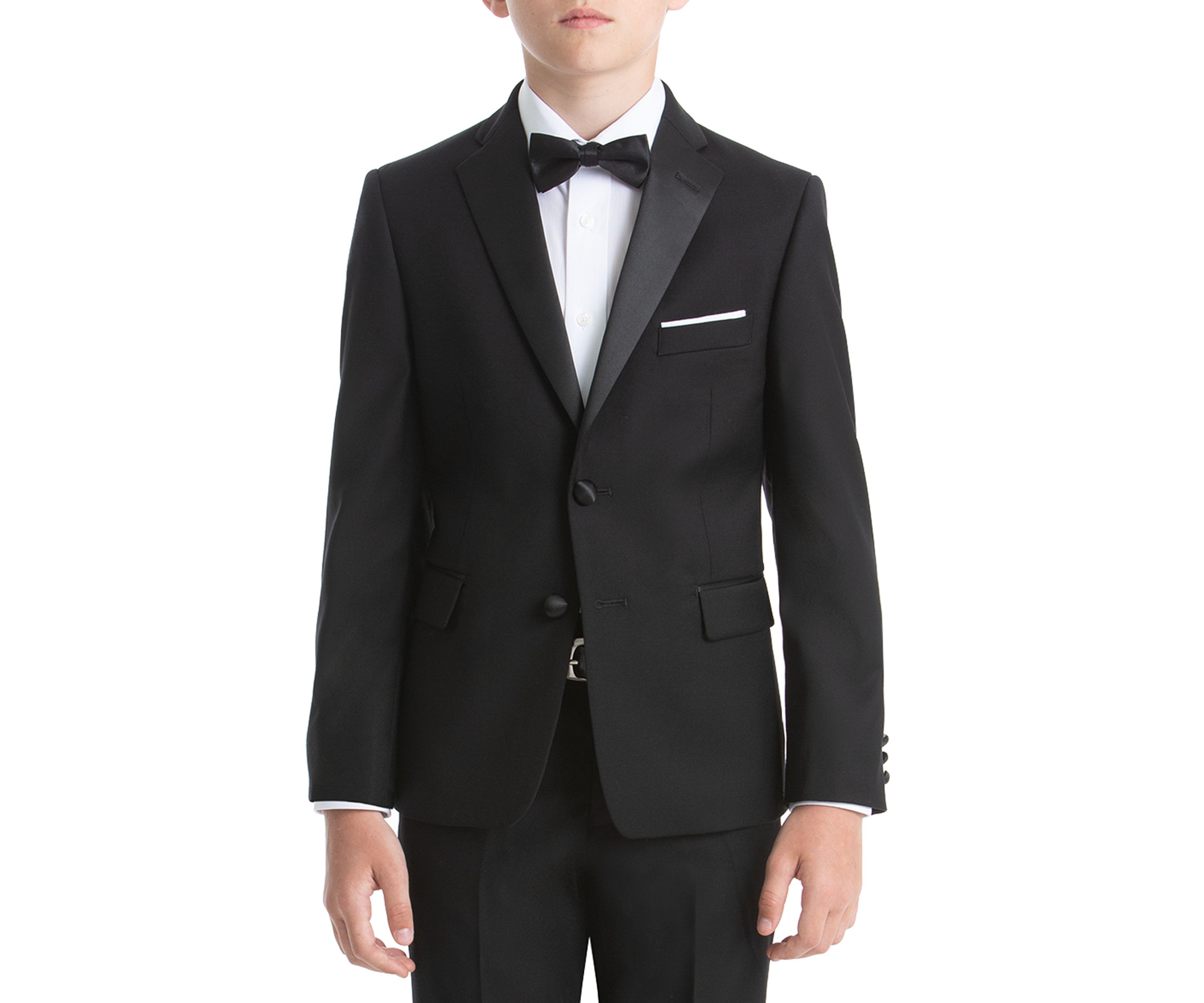 Boys 4-7 Black Tuxedo Jacket 