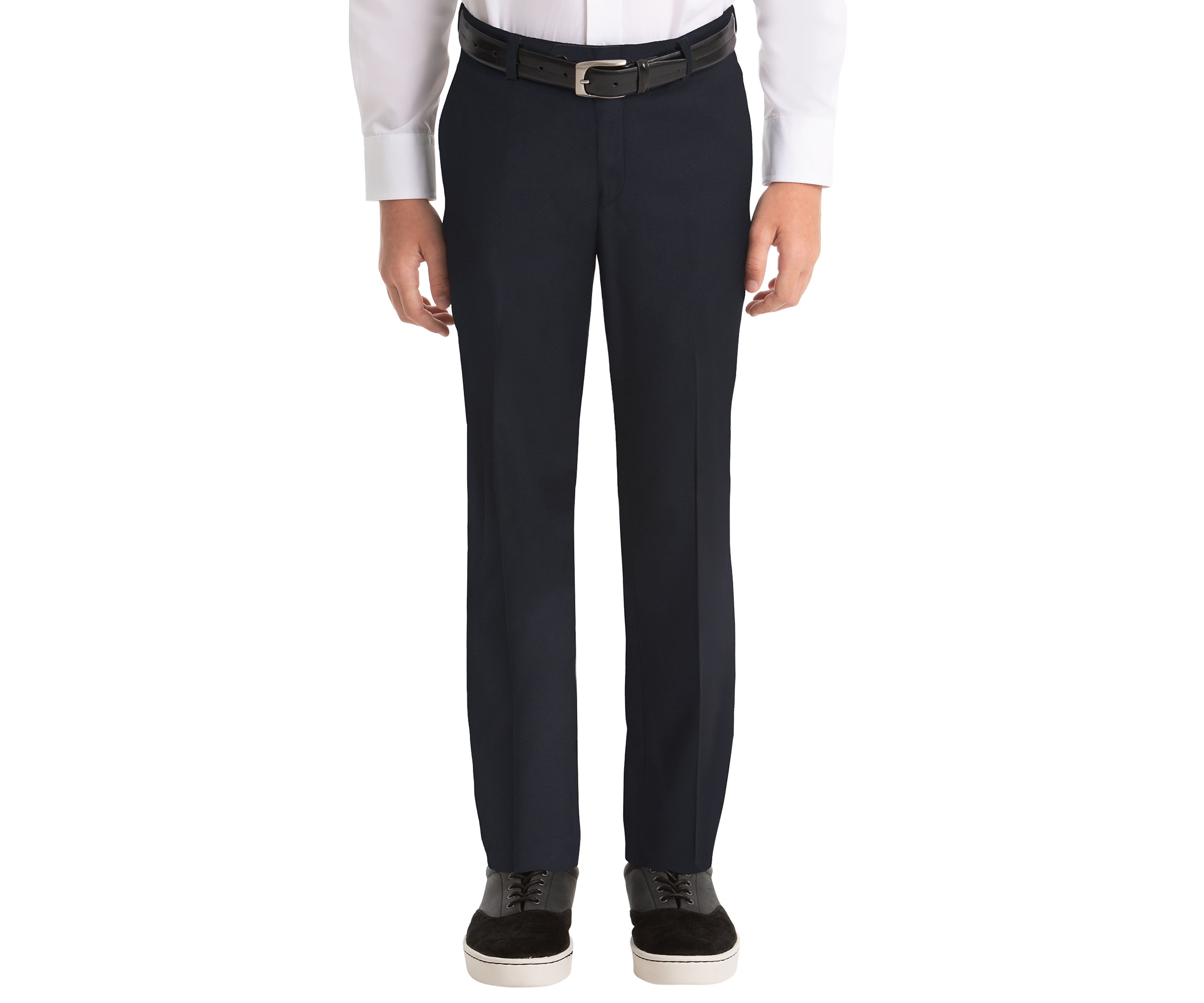 Boys 4-7 Plain Navy Woolen Pants