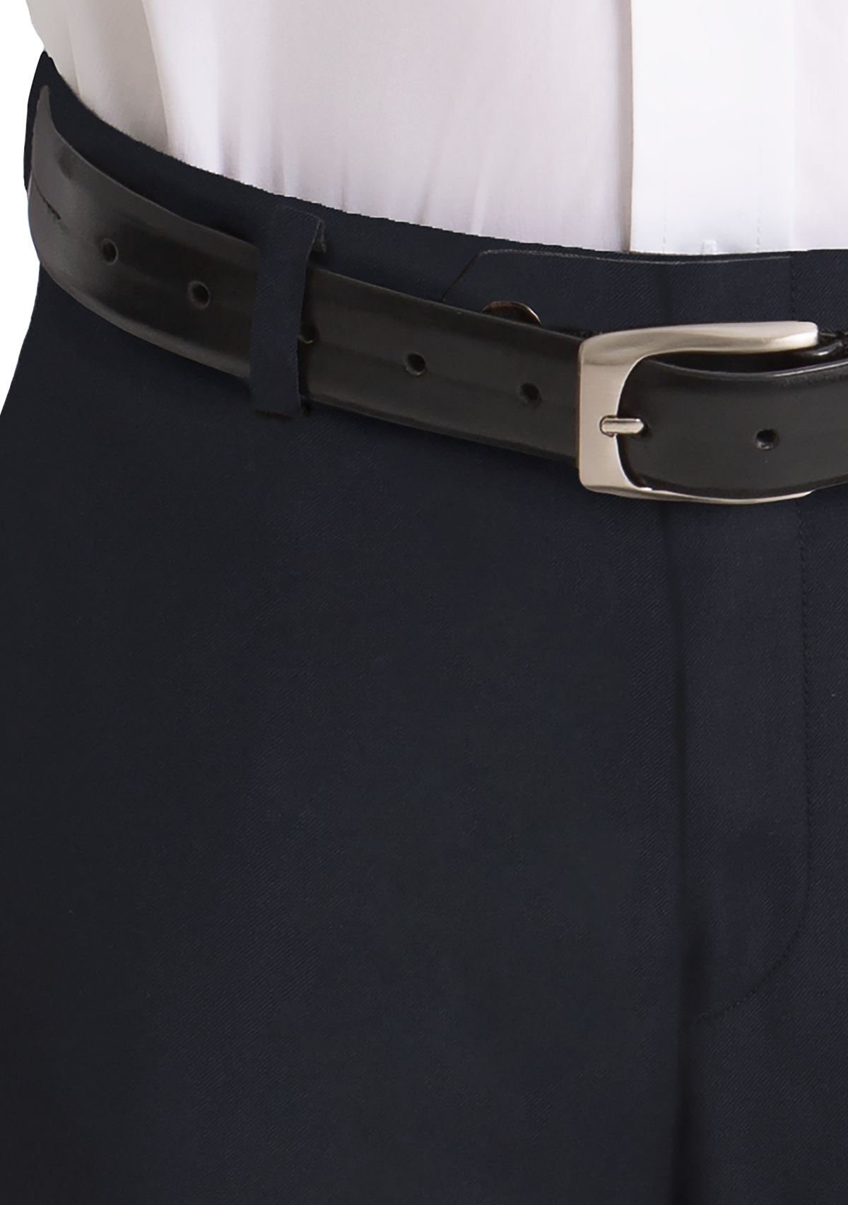 Boys 4-7 Plain Navy Woolen Pants