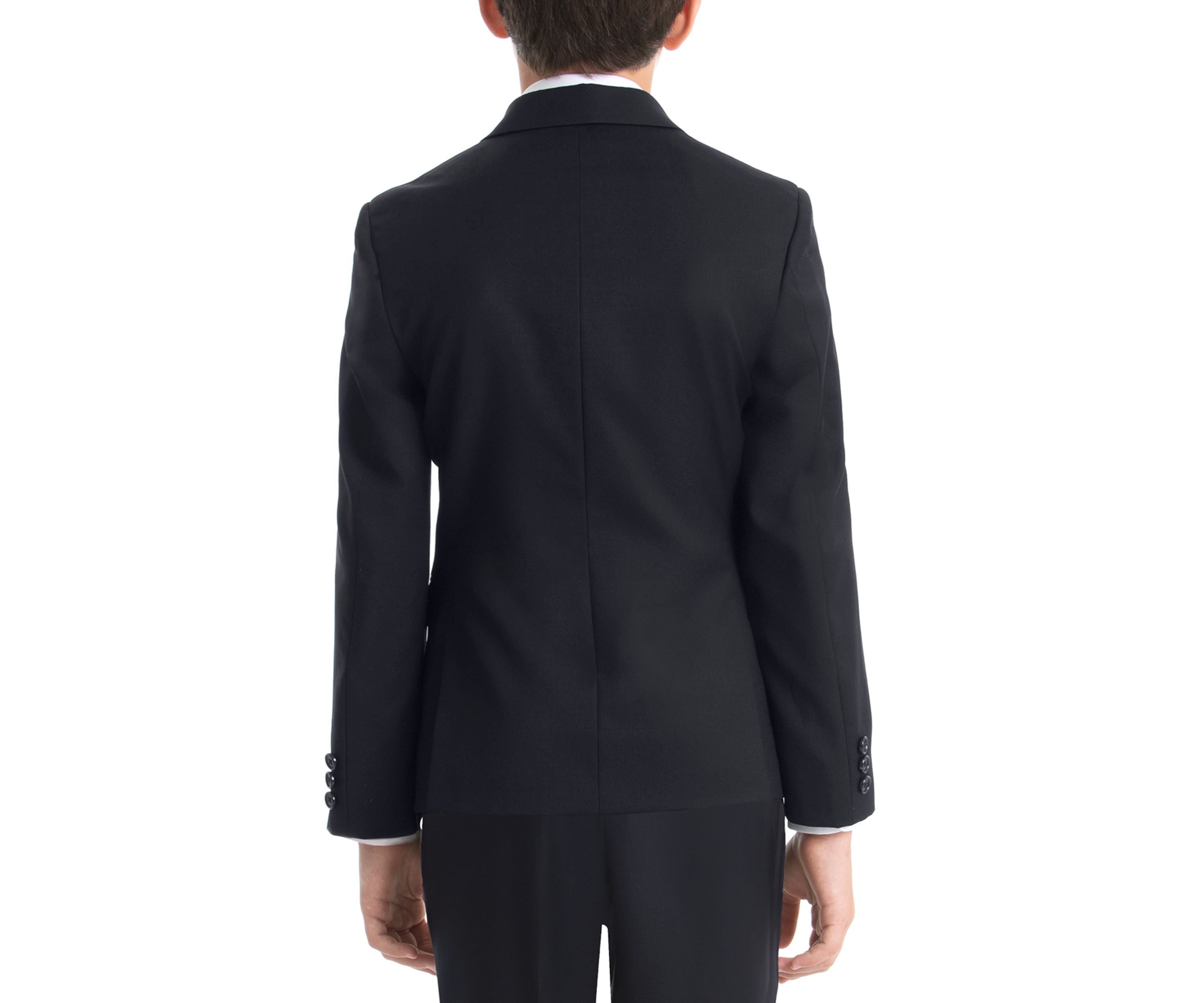 Boys 4-7 Navy Wool Straight Coat