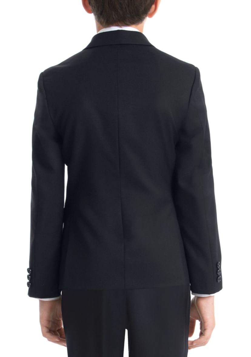 Boys 4-7 Navy Wool Straight Coat