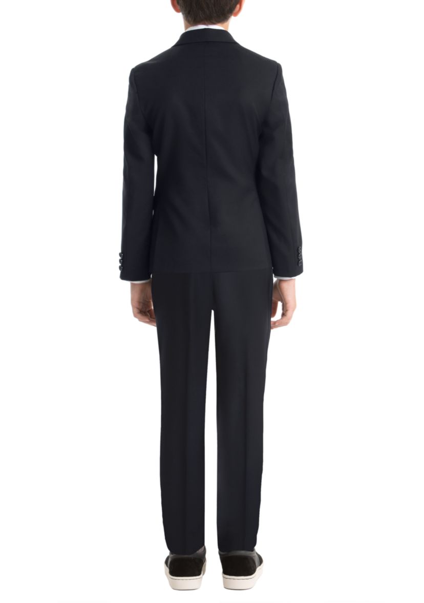 Boys 4-7 Navy Wool Straight Coat