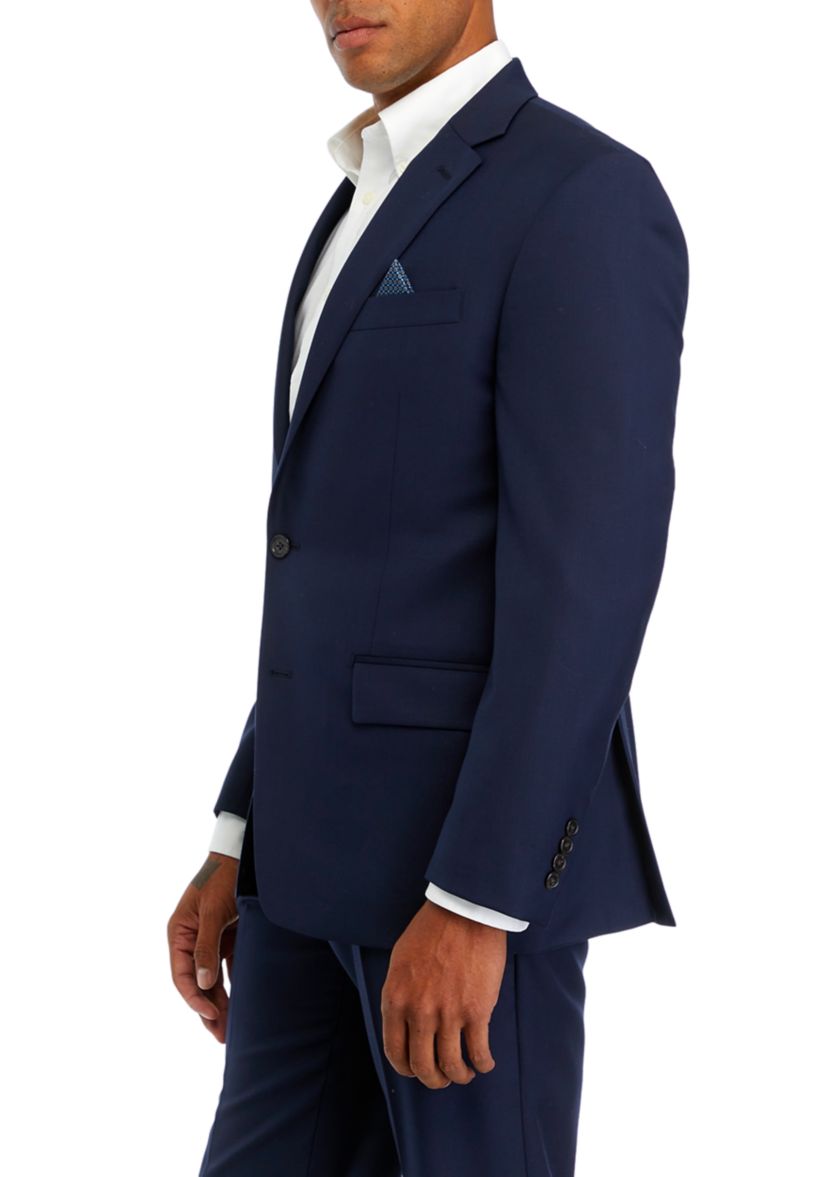 Single Breasted Solid Sport Coat