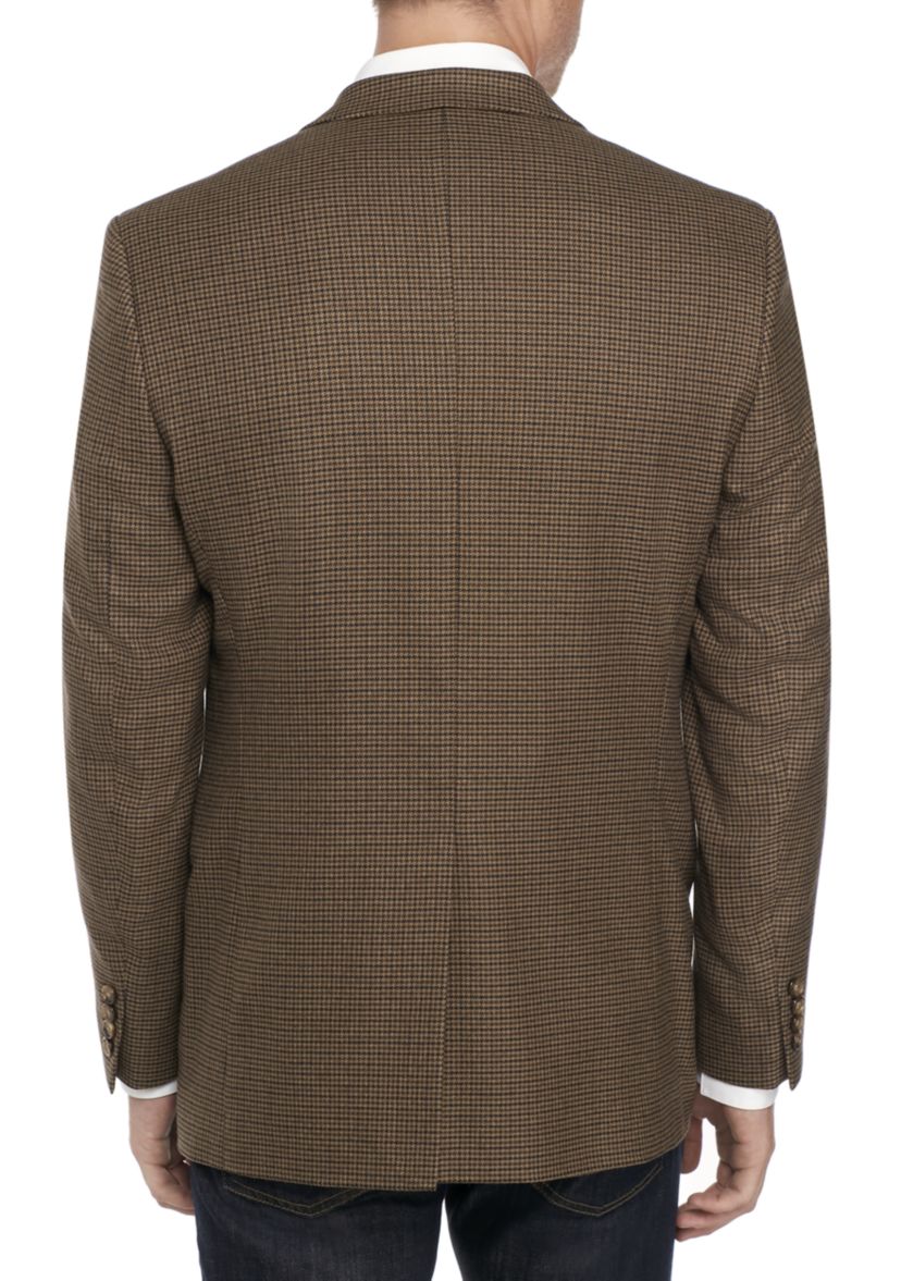 Big & Tall Houndstooth Stretch Sport Coat