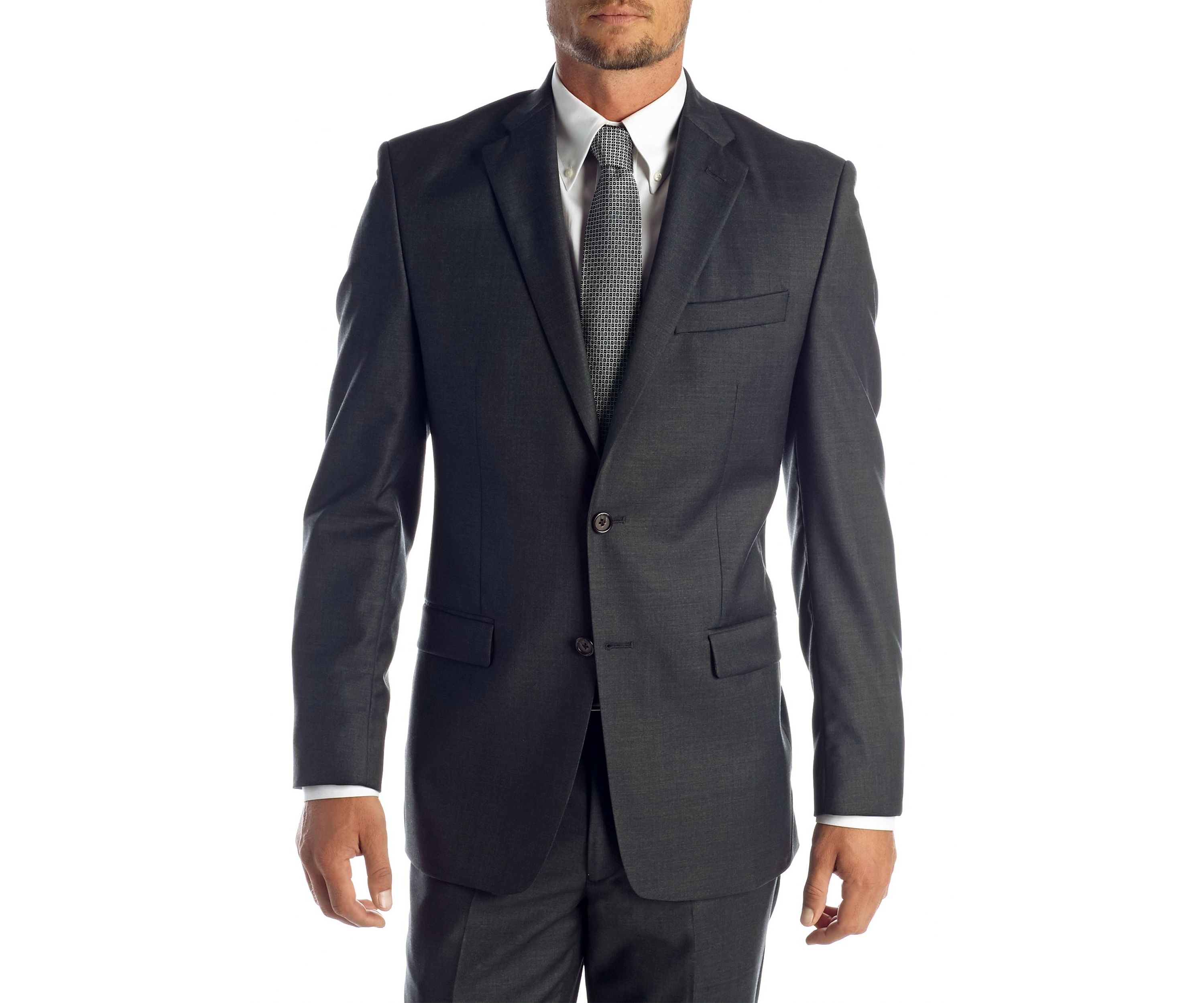 Classic Fit Charcoal Suit Separate Coat