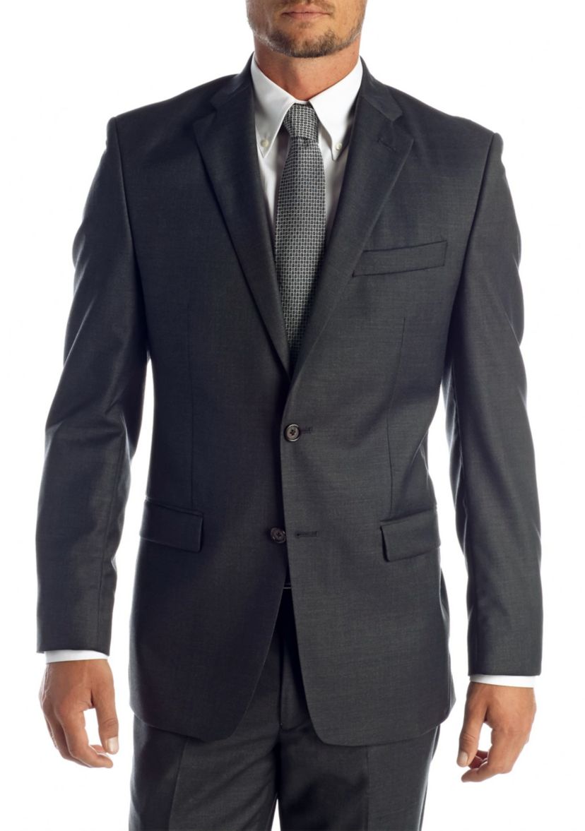 Classic Fit Charcoal Suit Separate Coat