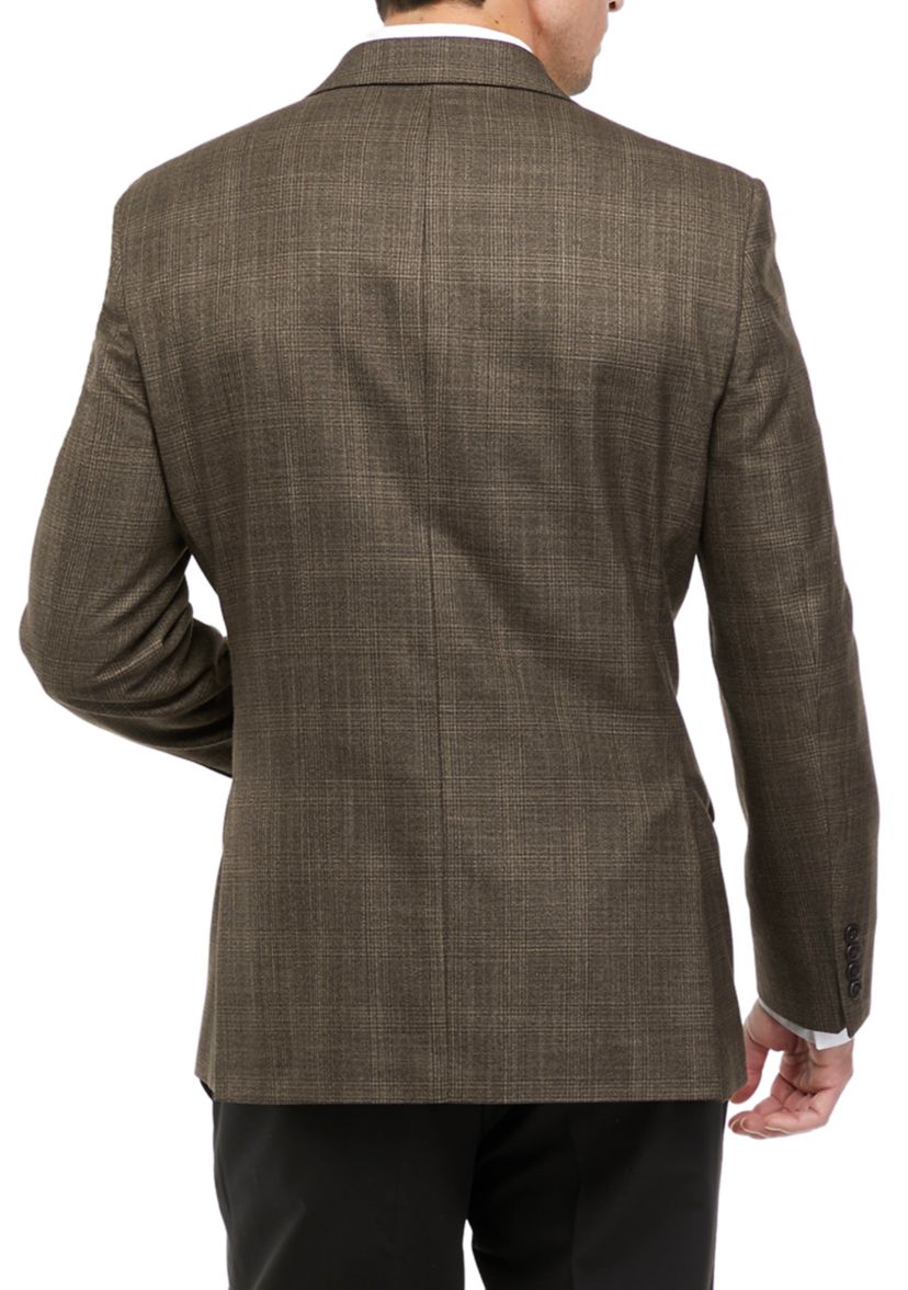 Brown Plaid Sport Coat