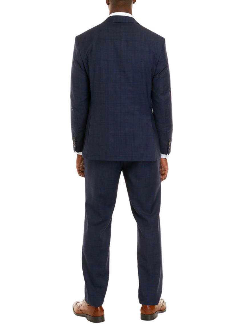 Single Breasted Blue Tic Weave Jacket