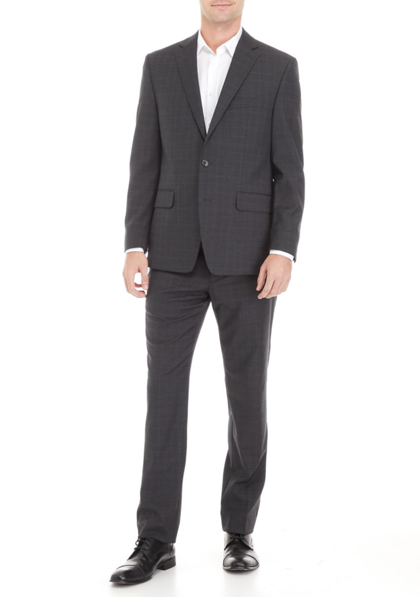 Gray Sharkskin Suit 