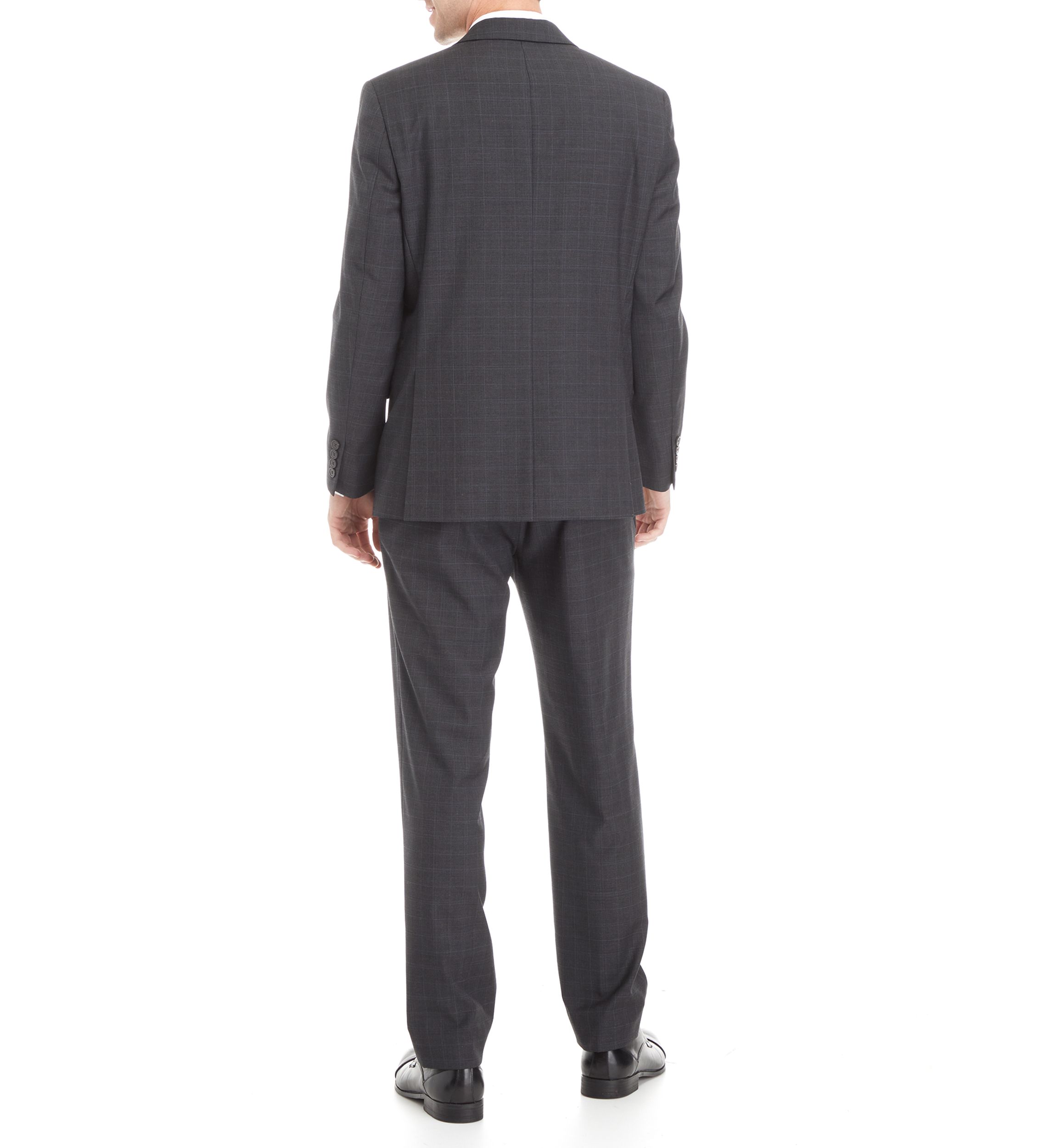 Gray Sharkskin Suit 