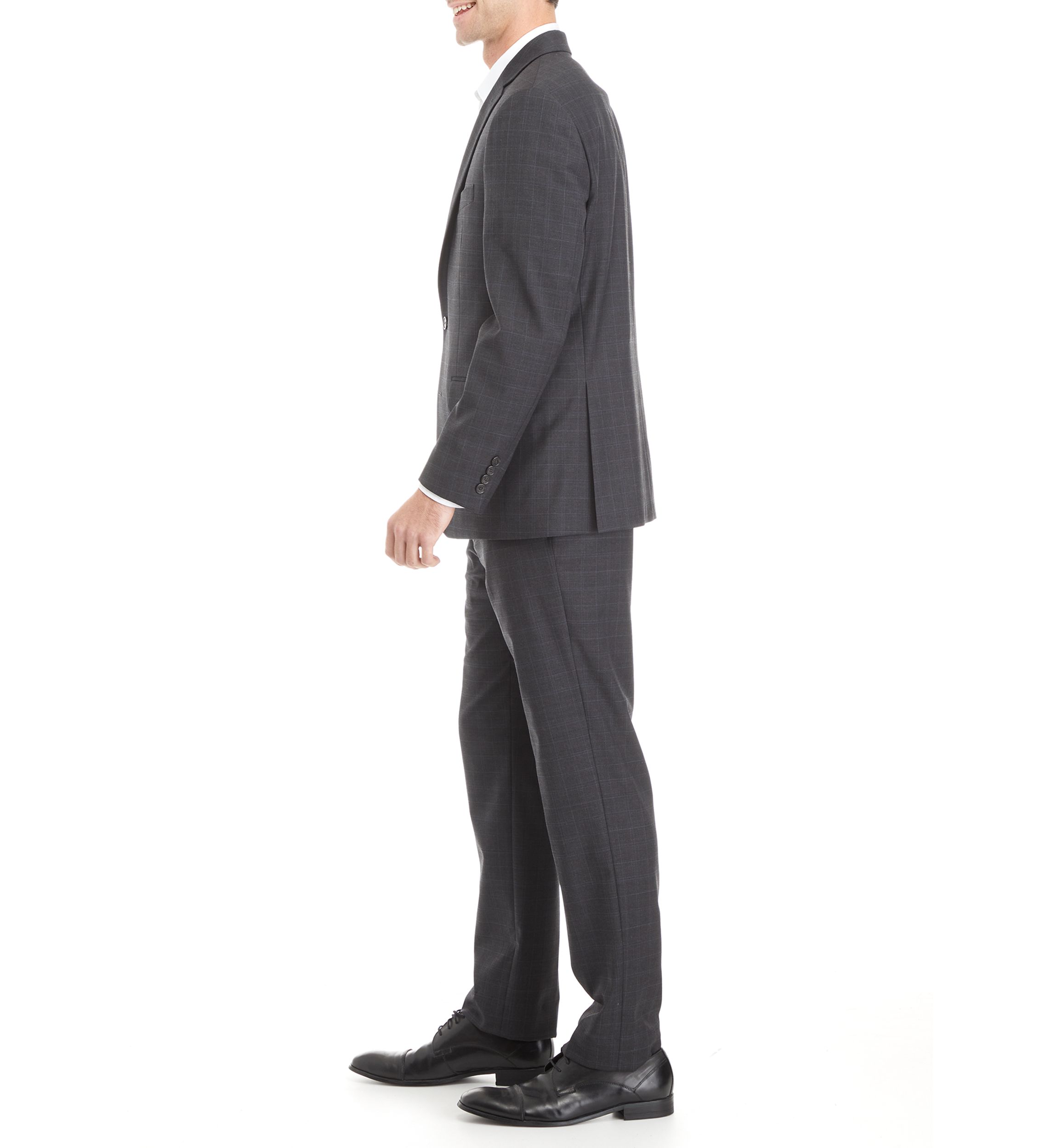 Gray Sharkskin Suit 