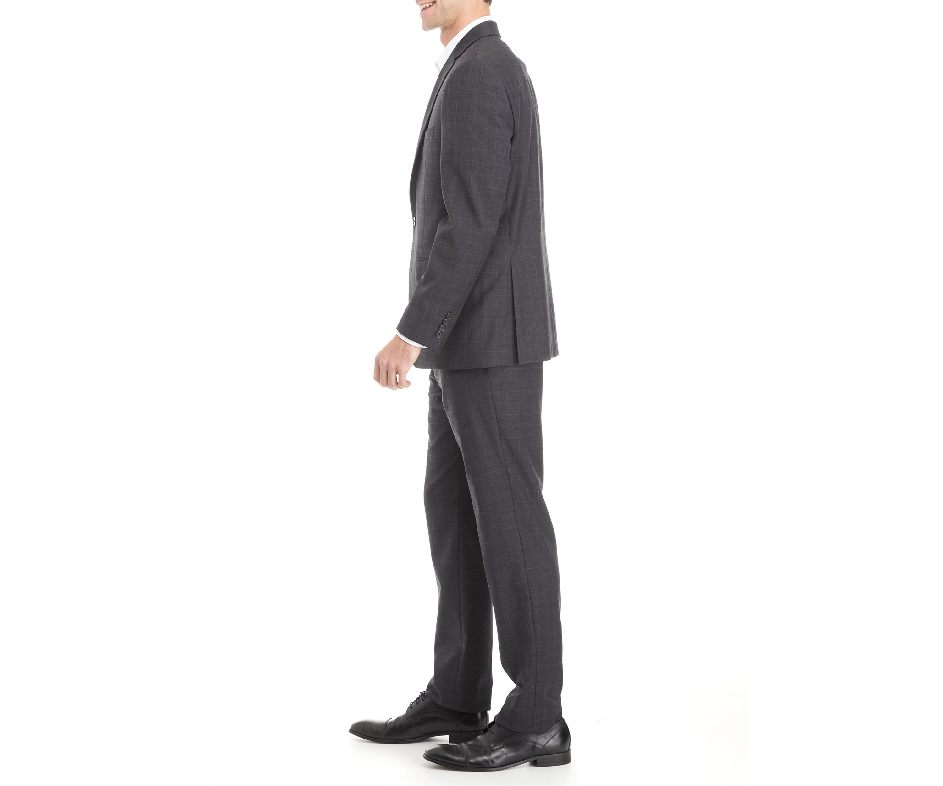 Gray Sharkskin Suit 