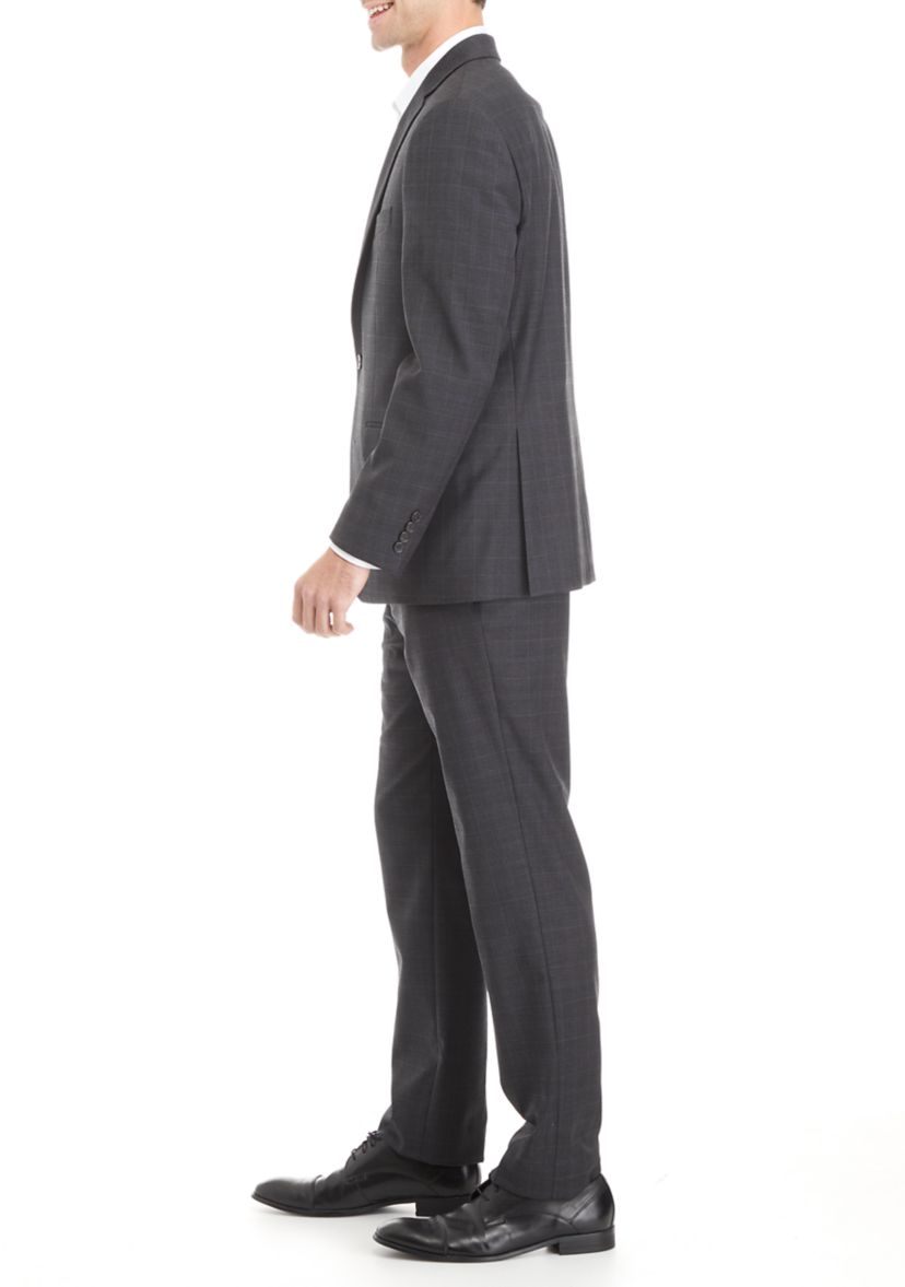 Gray Sharkskin Suit 
