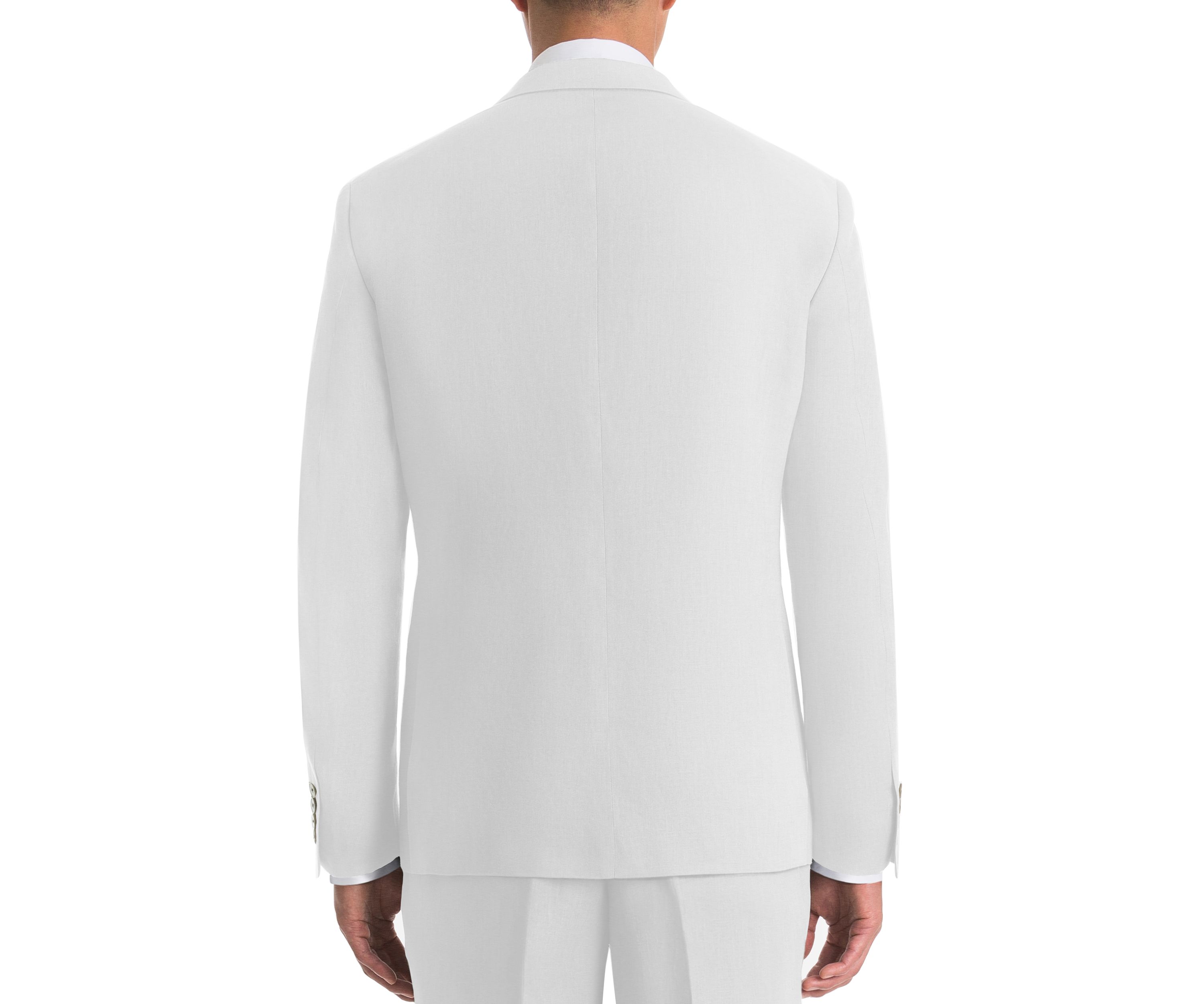 White Linen Suit Separate Coat 