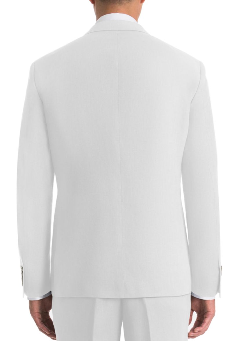 White Linen Suit Separate Coat 