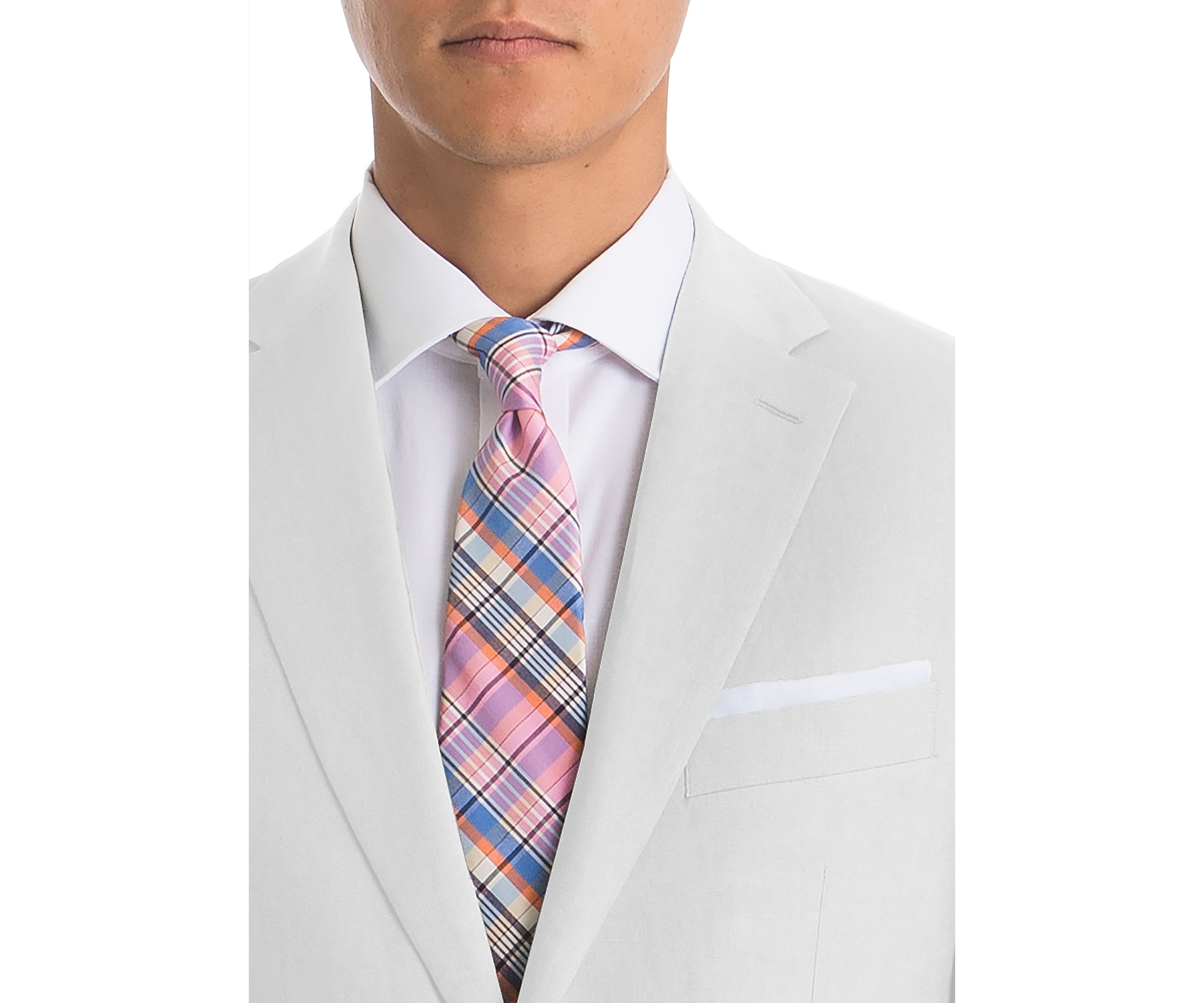 White Linen Suit Separate Coat 