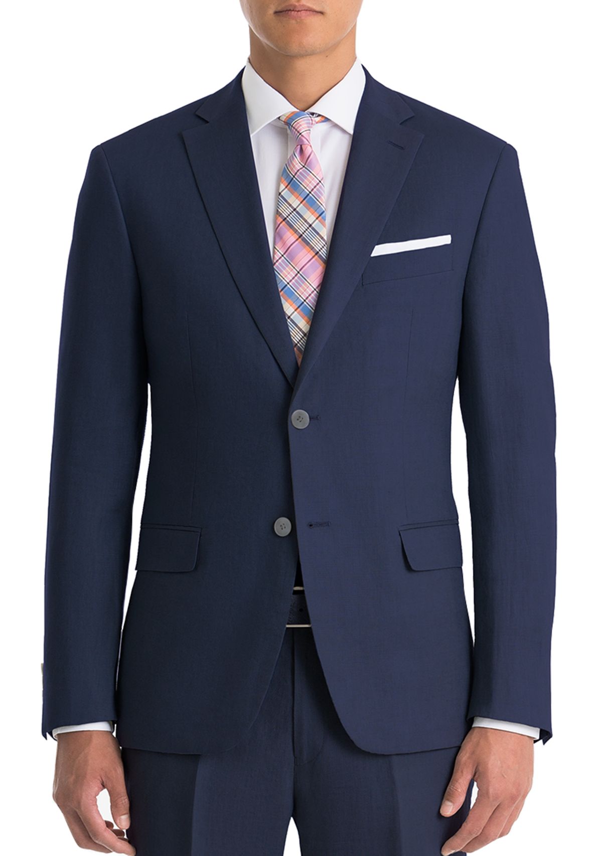 Navy Linen Suit Separate Coat 