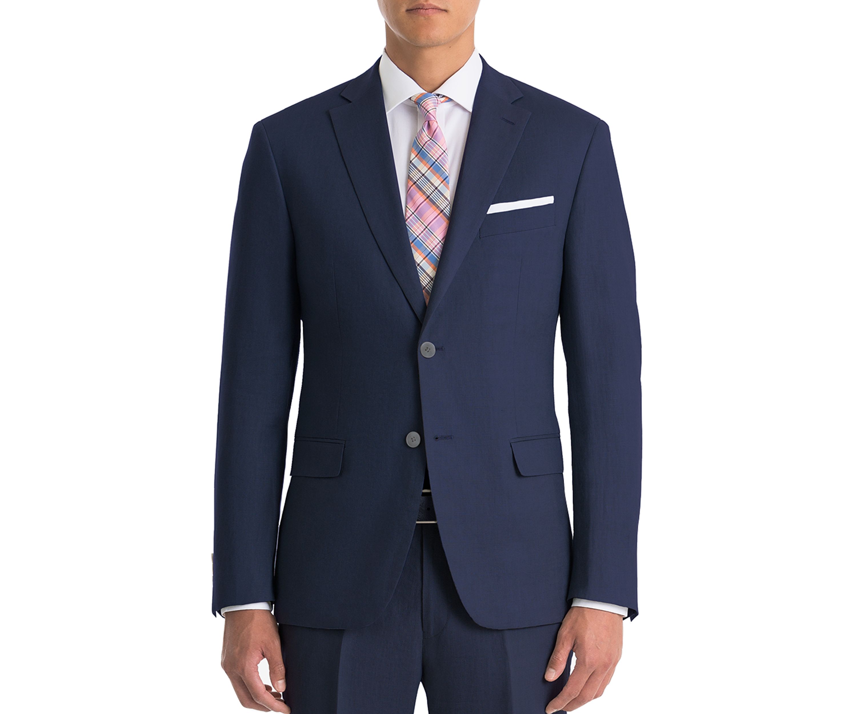 Navy Linen Suit Separate Coat 