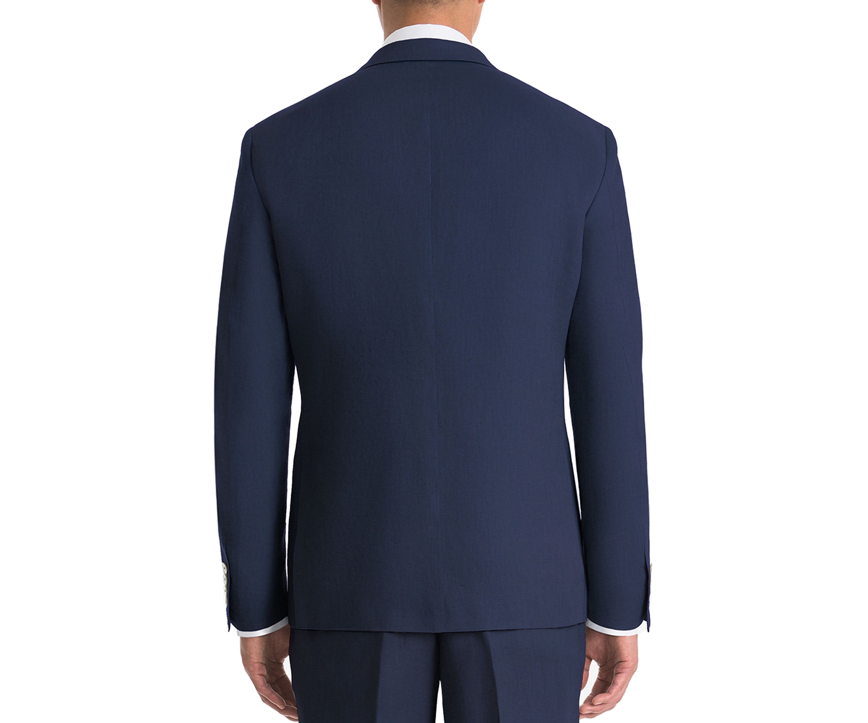 Navy Linen Suit Separate Coat 
