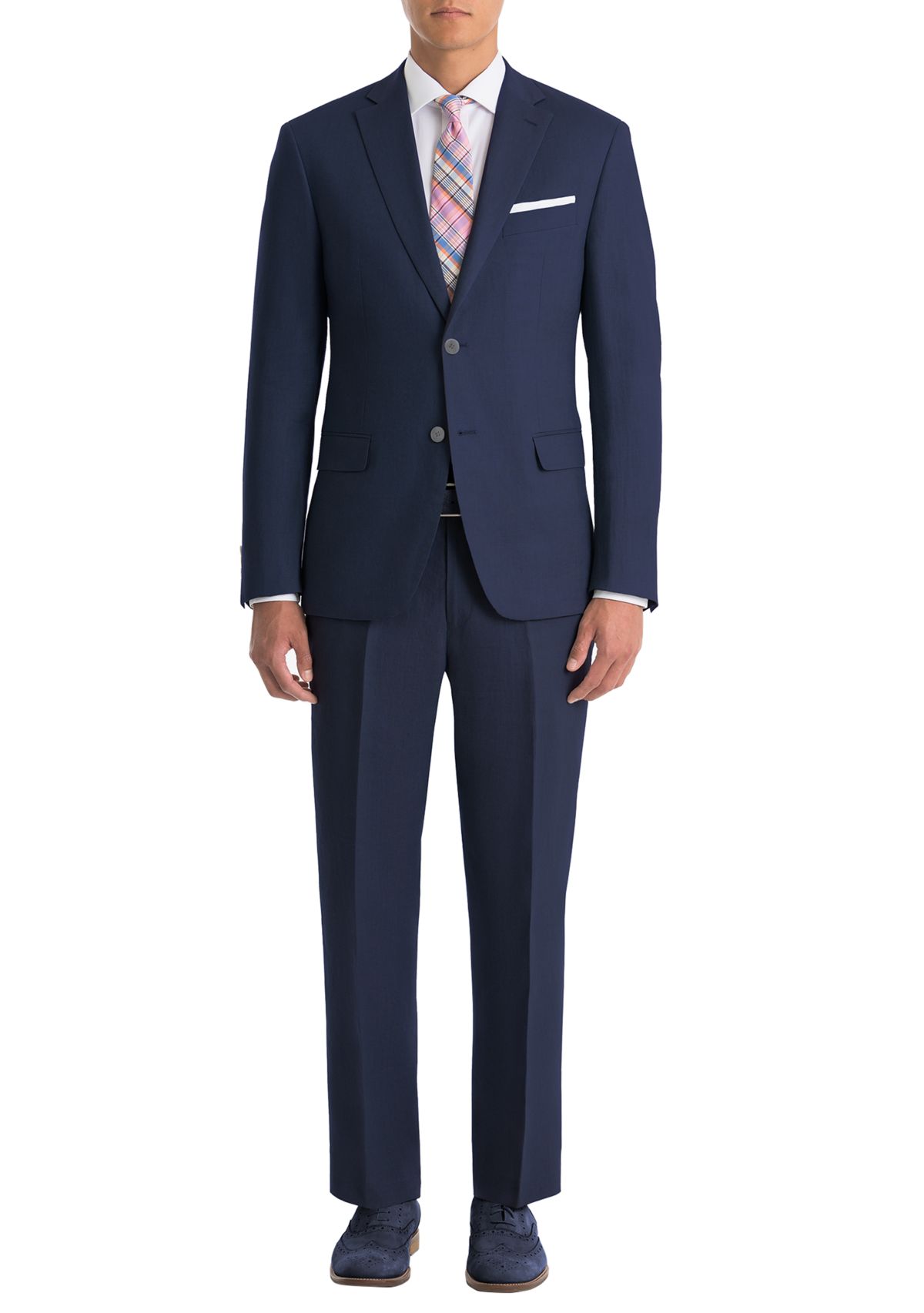 Navy Linen Suit Separate Coat 