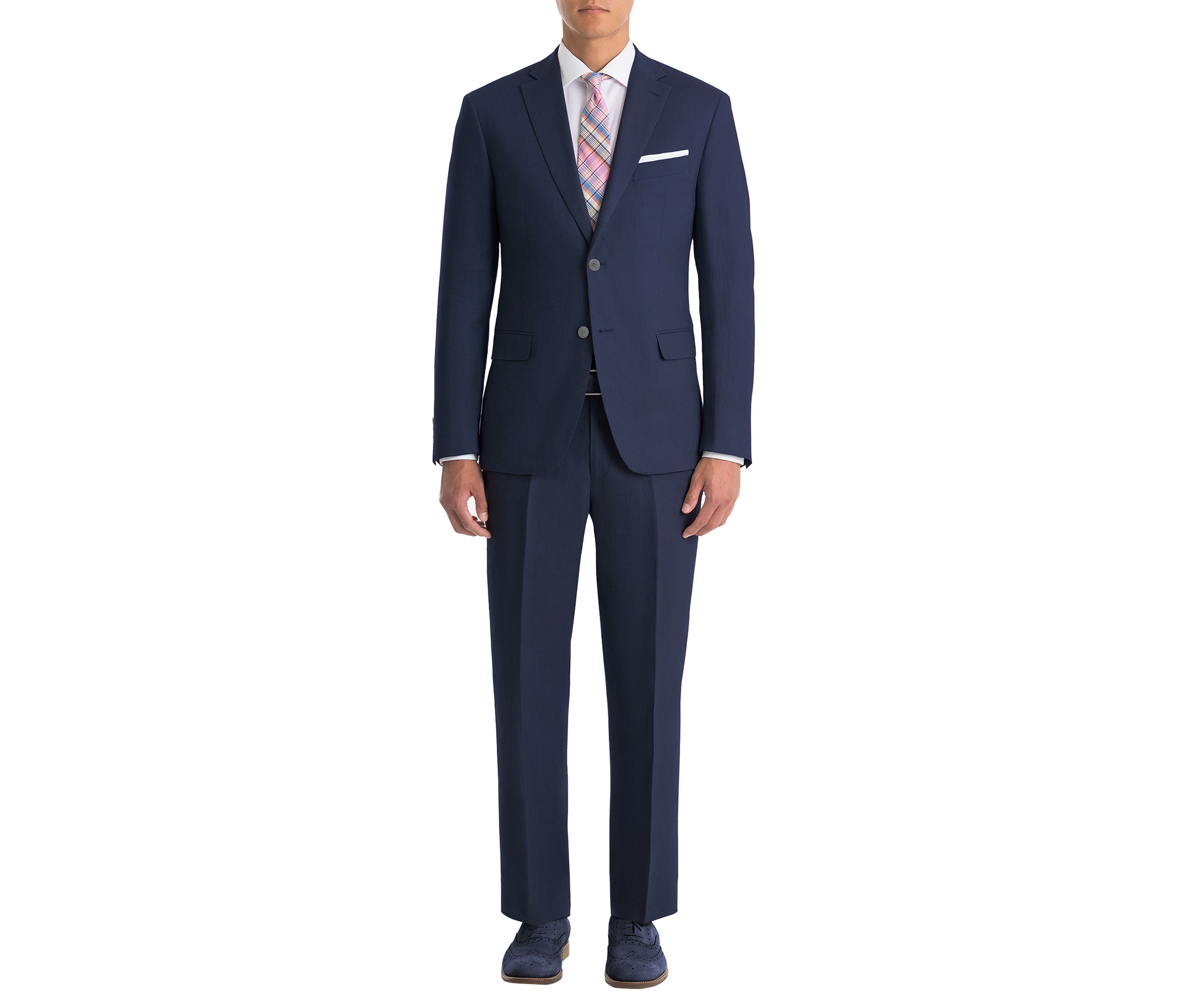 Navy Linen Suit Separate Coat 