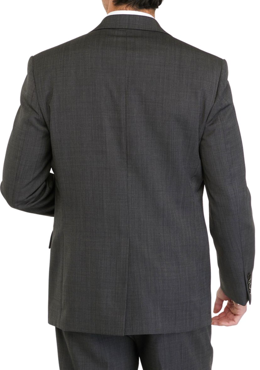 Single Breasted Gray Ticweave Sportcoat